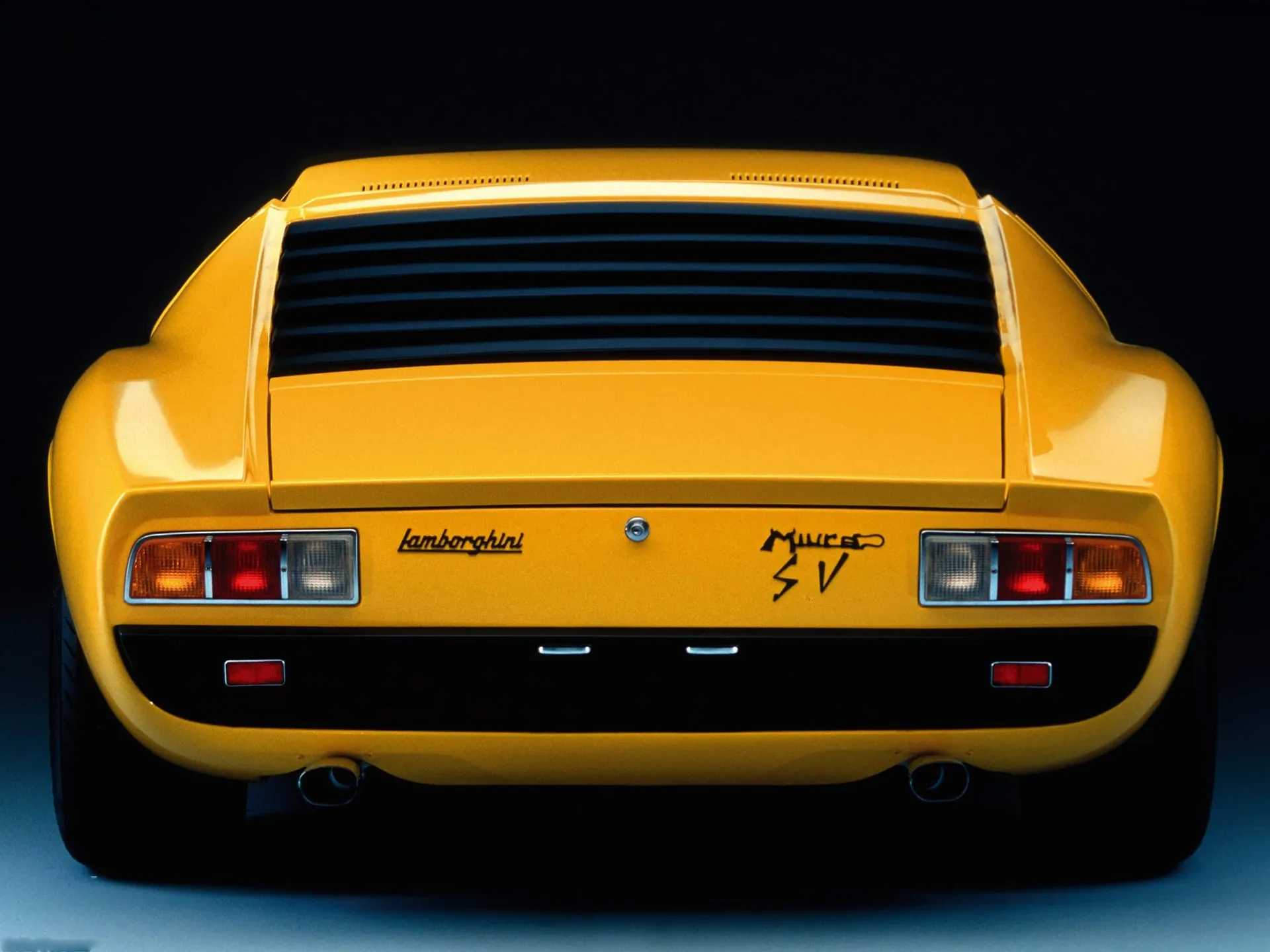 Lamborghini Miura SV (1971) – zezadu