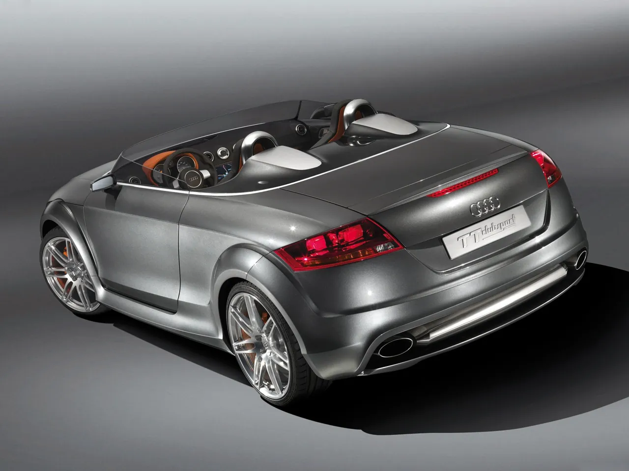Audi TT clubsport quattro Concept (2007) – zadní tříčtvrteční pohled