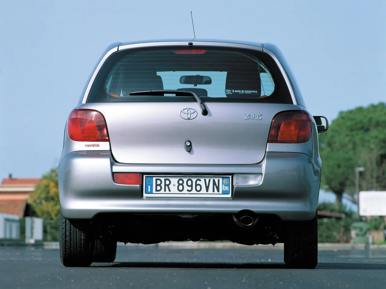 Toyota Yaris T Sport (2001) – zezadu