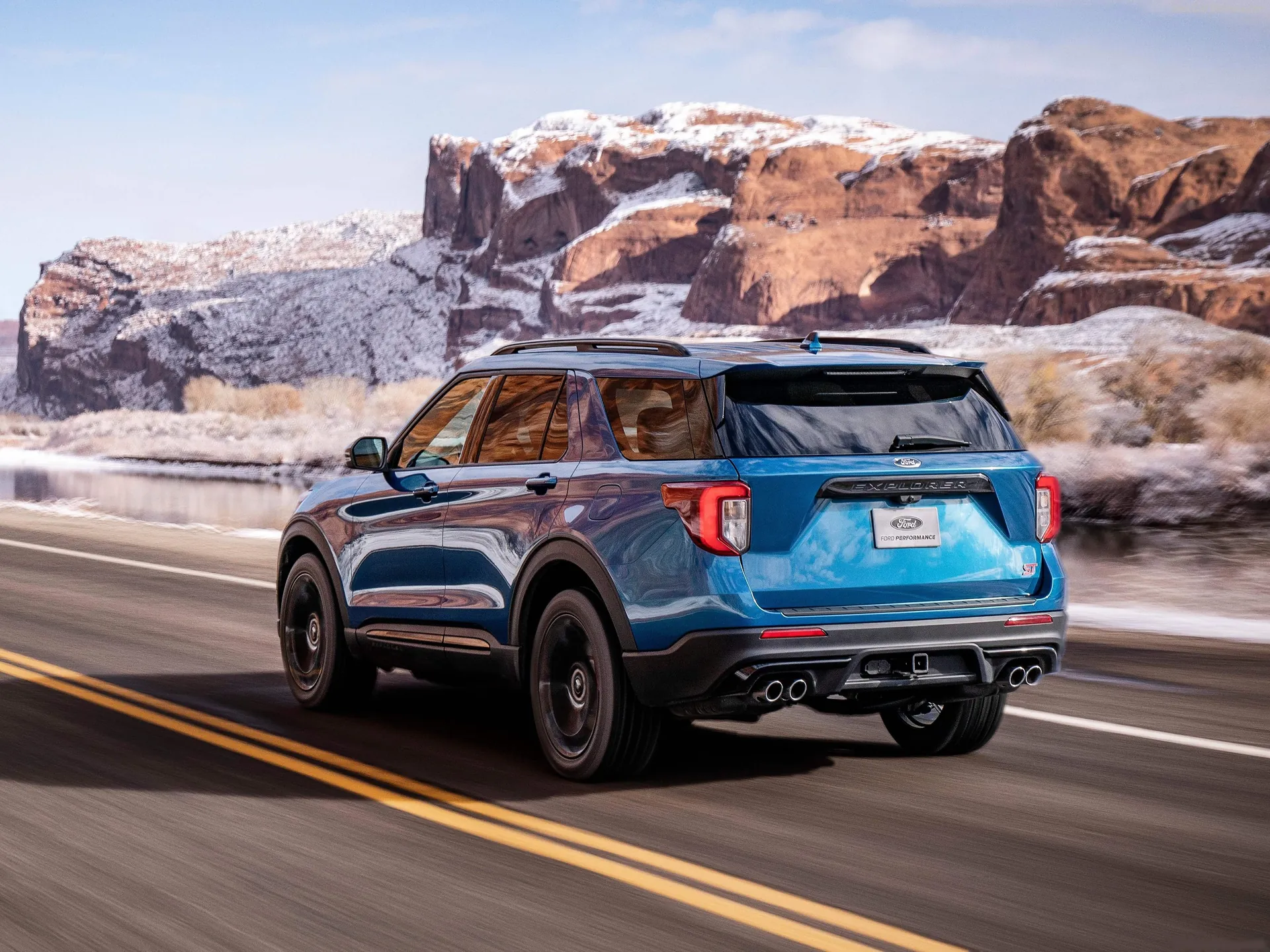 Ford Explorer ST (2020) - Rear Three-Quarter