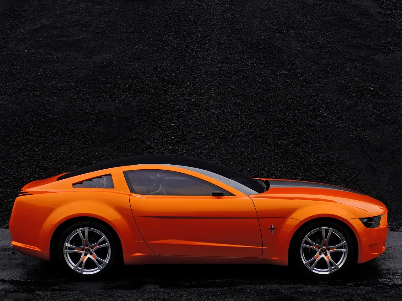 Ford Mustang Giugiaro Concept (2006) – boční profil