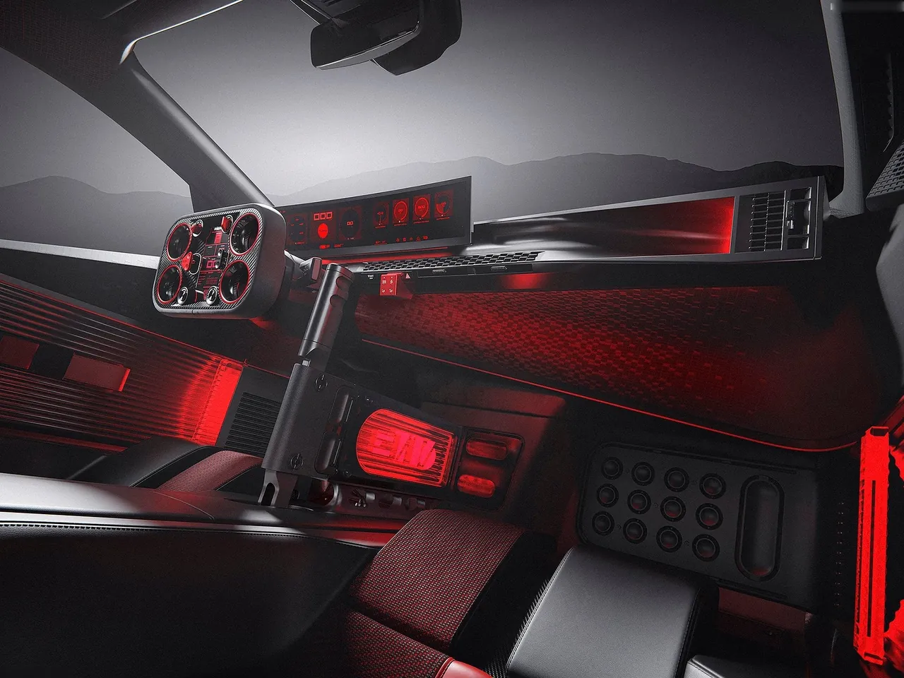 Peugeot E-T16 Concept (2026) – interiér