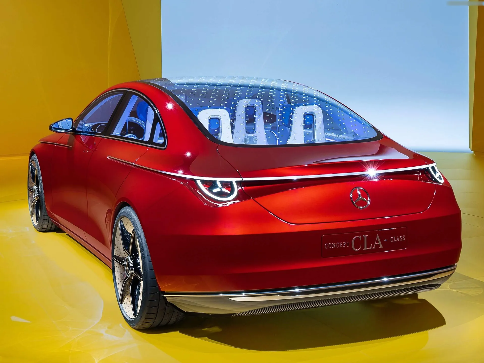 Mercedes-Benz CLA-Class Concept (2023) – zadní tříčtvrteční pohled