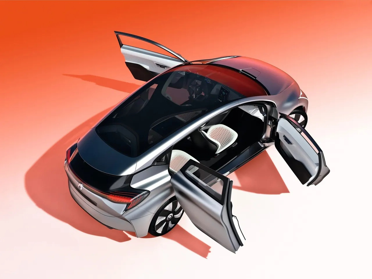 Renault Eolab Concept (2014) – zadní tříčtvrteční pohled