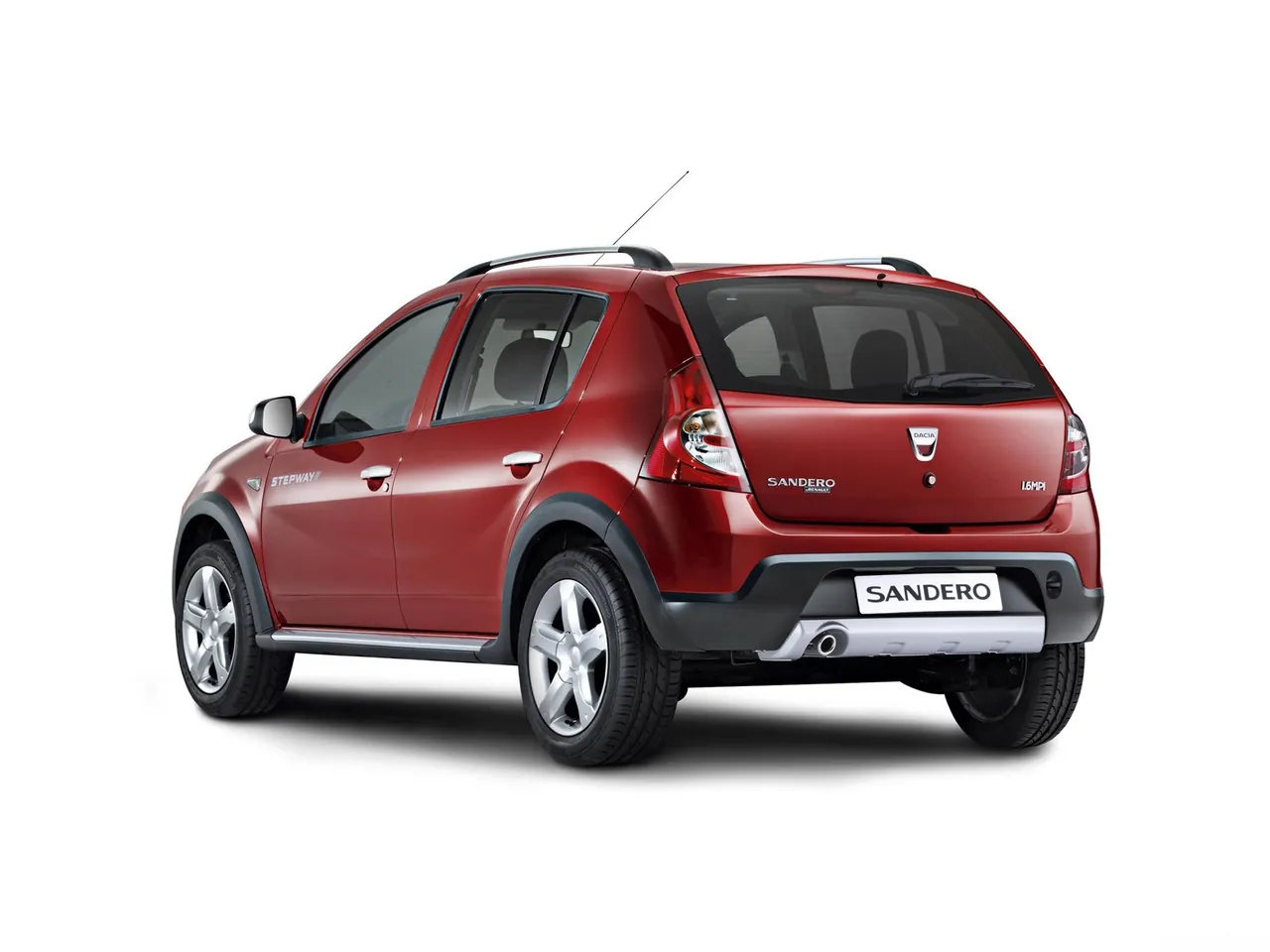 Dacia Sandero Stepway (2010) – zadní tříčtvrteční pohled