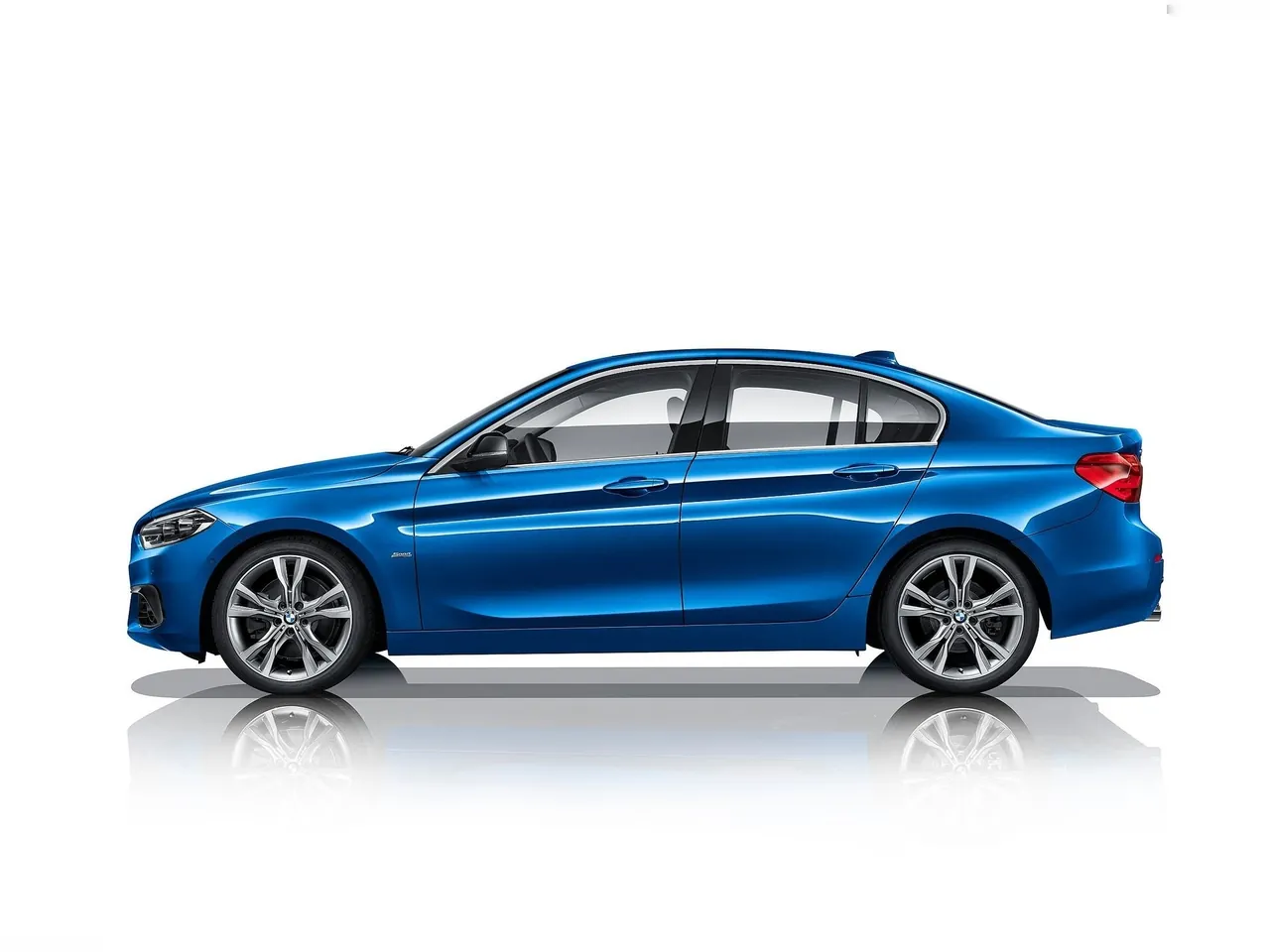BMW 1-Series Sedan (2017) – boční profil