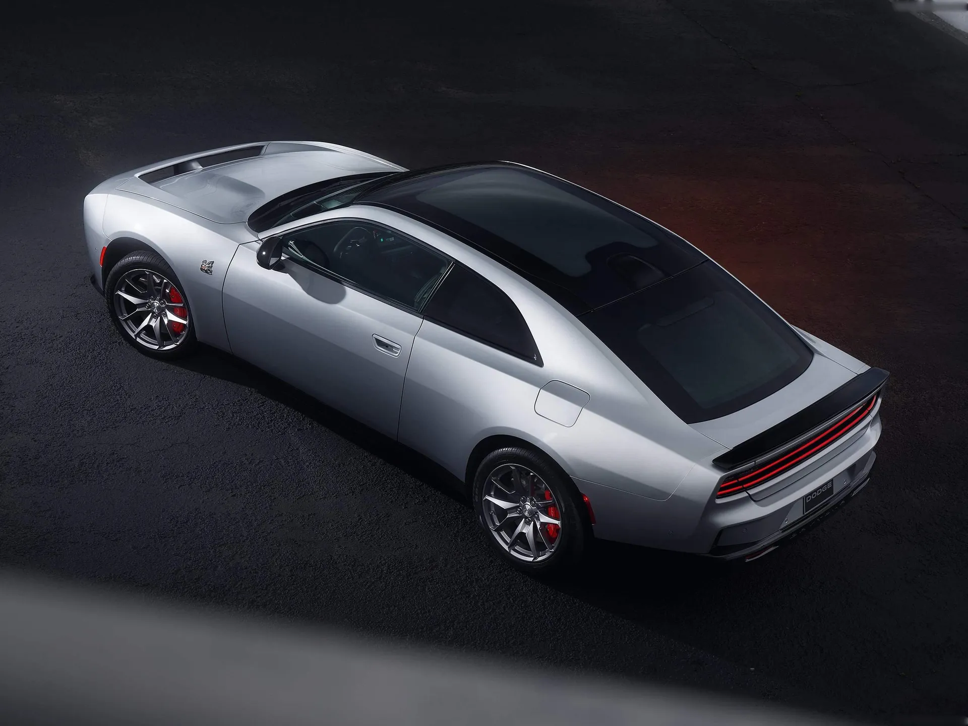 Dodge Charger Daytona (2024) – zadní tříčtvrteční pohled