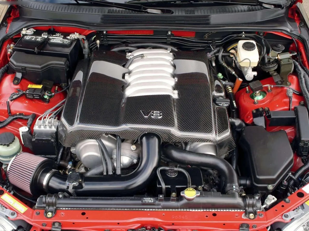 Lexus IS430 Project (2003) – motorový prostor