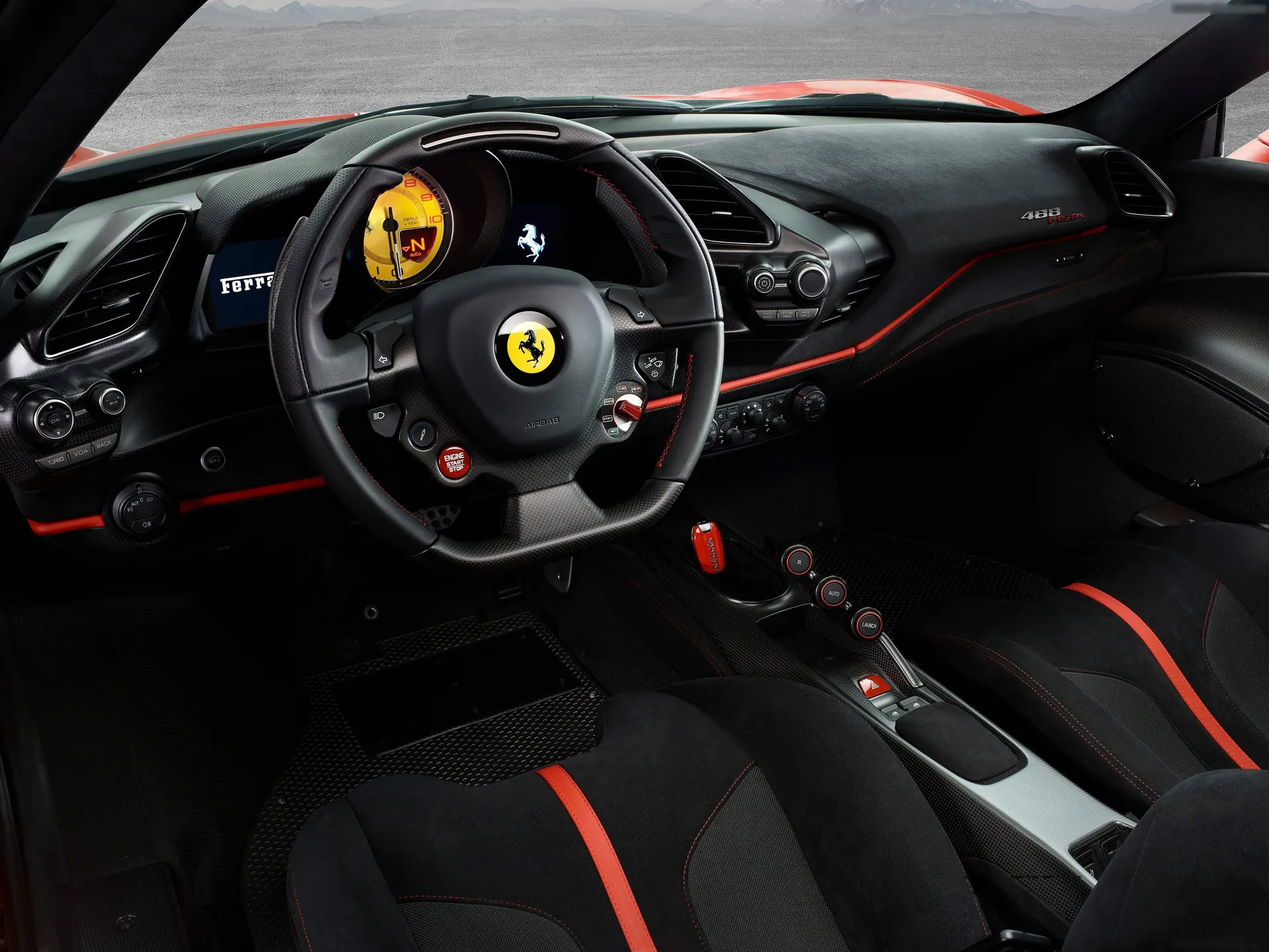 Ferrari 488 Pista (2019) – interiér