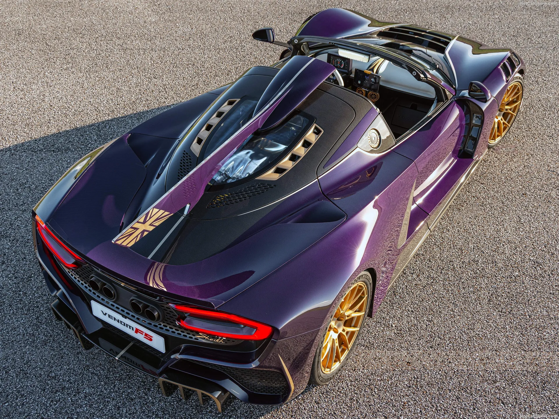 Hennessey Venom F5-M (2027) – zadní tříčtvrteční pohled