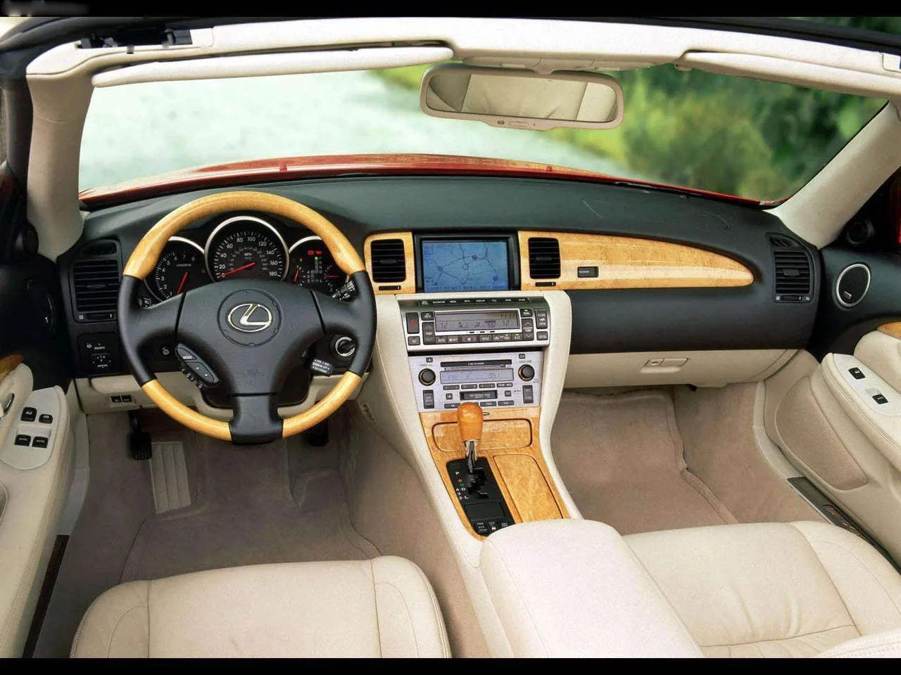 Lexus SC430 (2002) – interiér