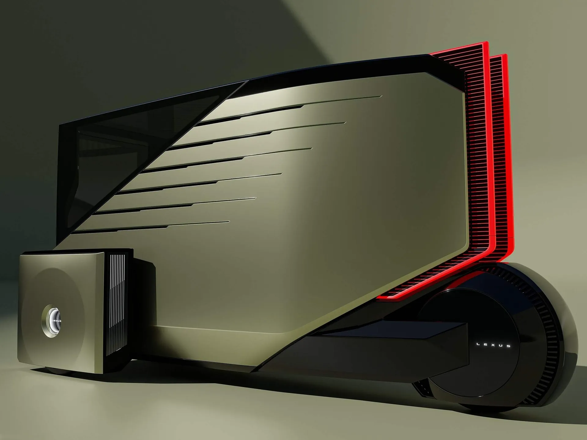 Lexus LS Micro Concept (2025) – zadní tříčtvrteční pohled