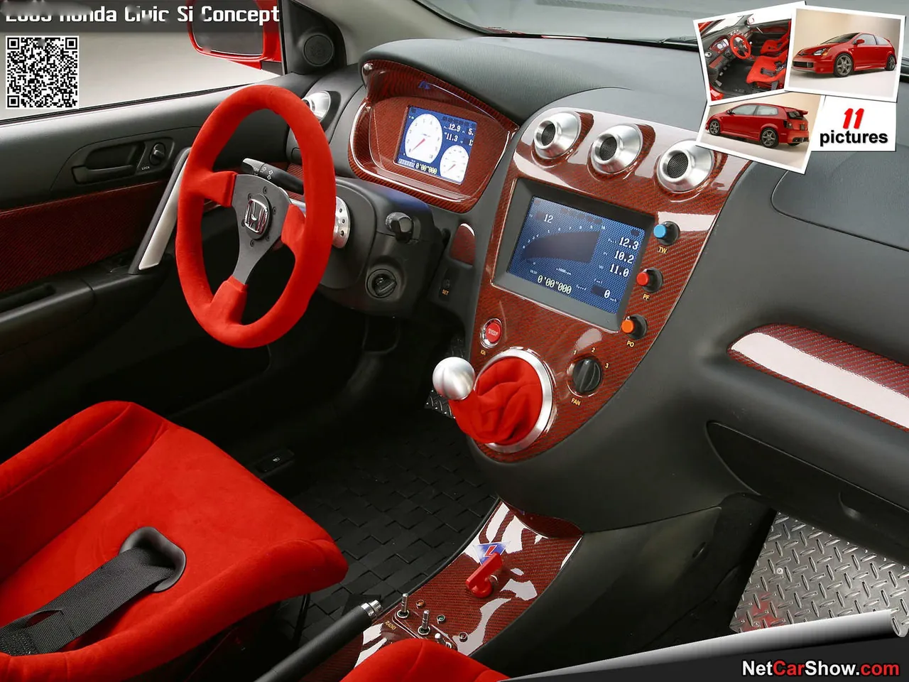 Honda Civic Si Concept (2003) – interiér