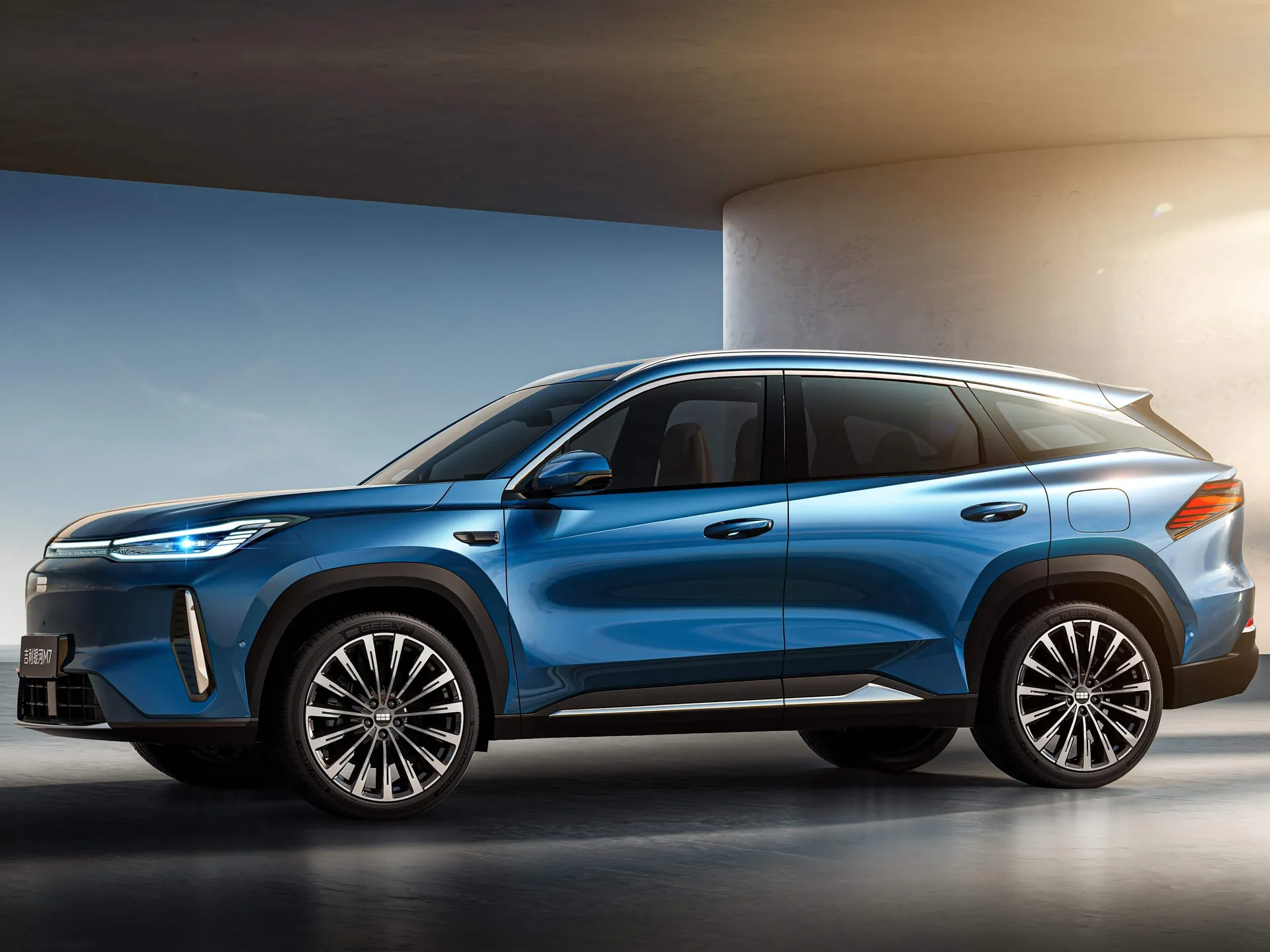 Geely Galaxy M7 (2027) – boční silueta