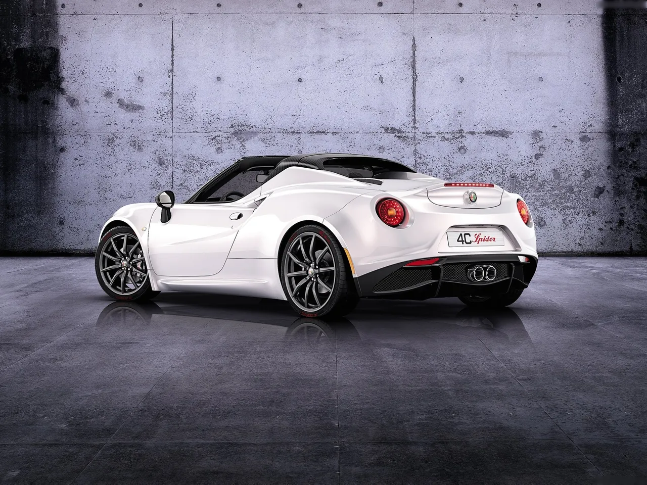Alfa Romeo 4C Spider Concept (2014) - Rear Three-Quarter