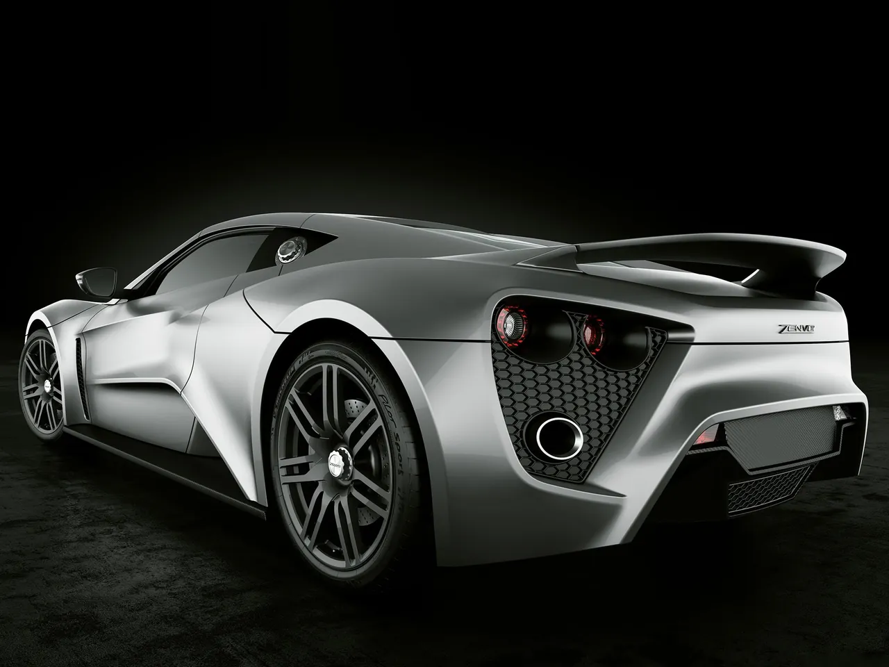 Zenvo ST1 (2010) – zadní tříčtvrteční pohled