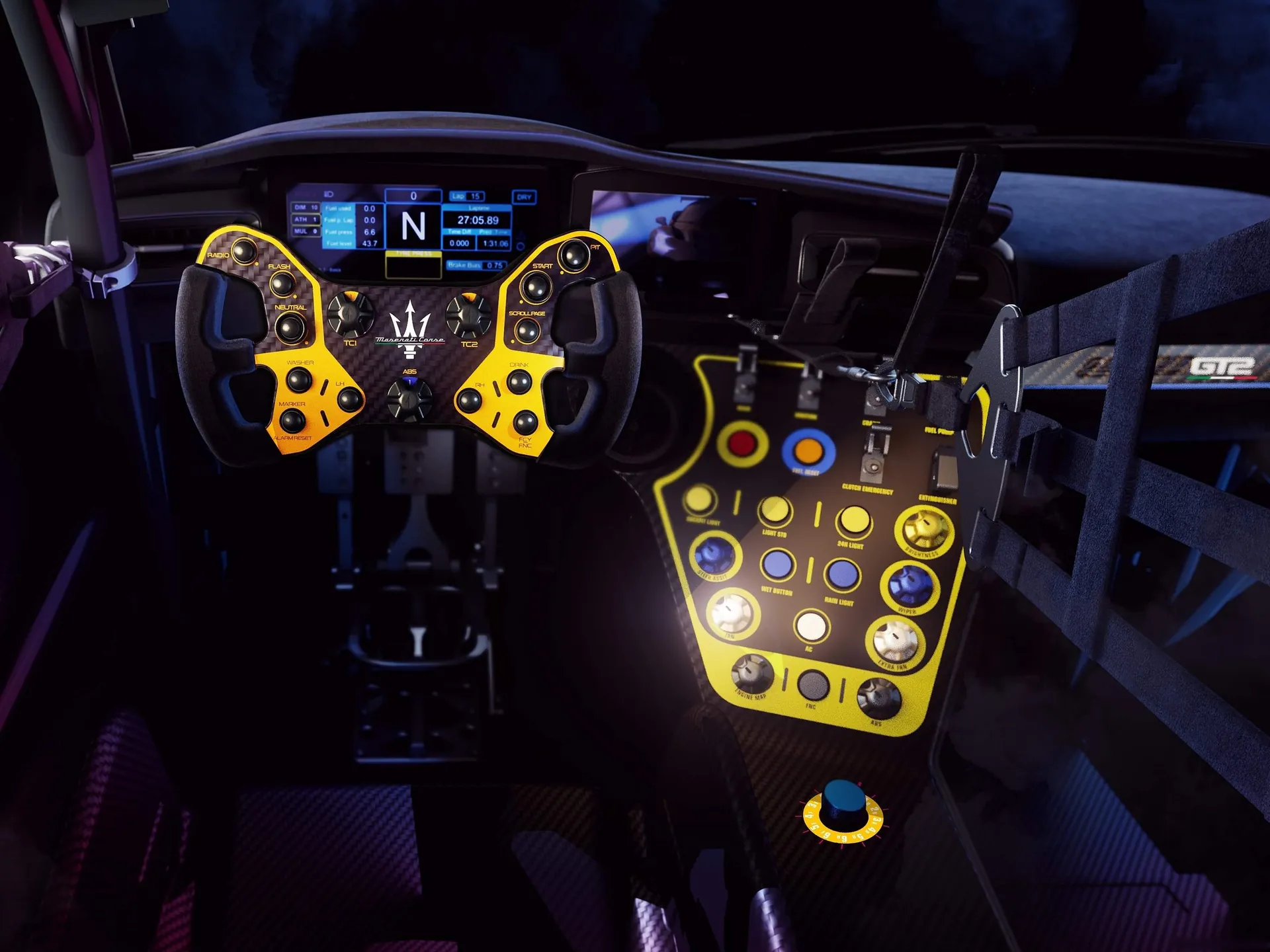 Maserati GT2 Racecar (2023) – interiér