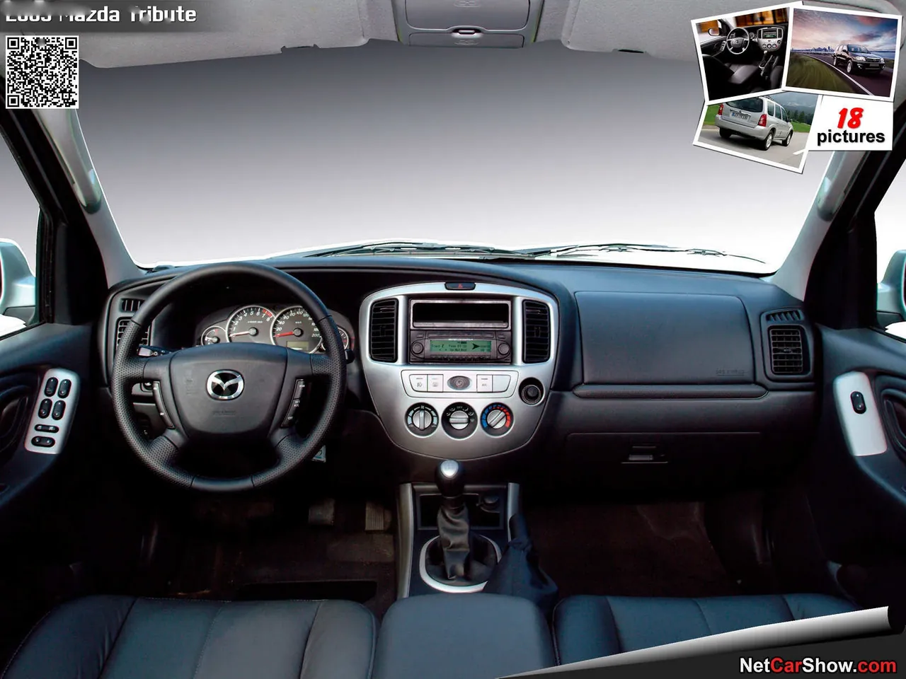 Mazda Tribute (2005) – interiér