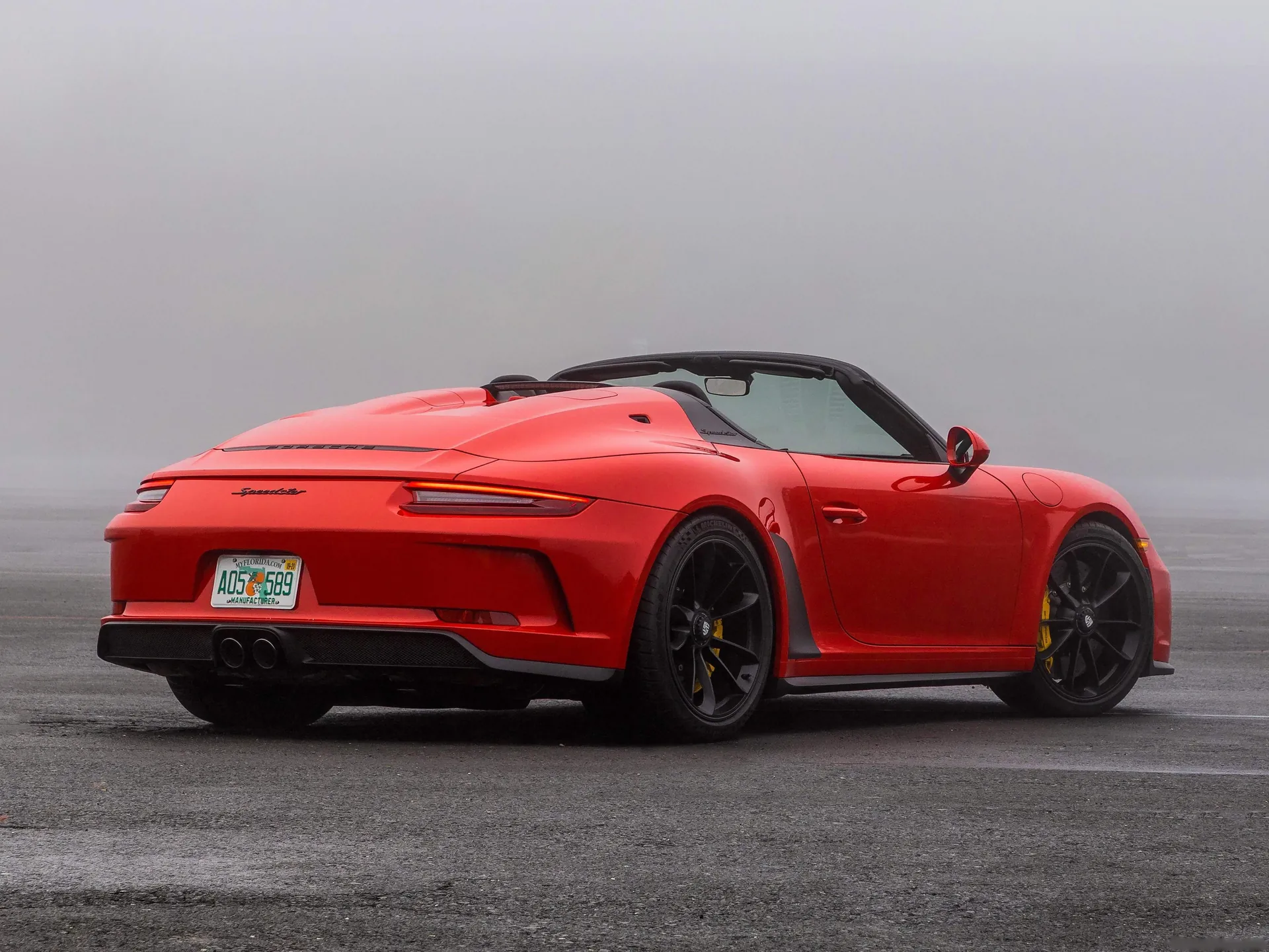 Porsche 911 Speedster (2019) – zadní tříčtvrteční pohled