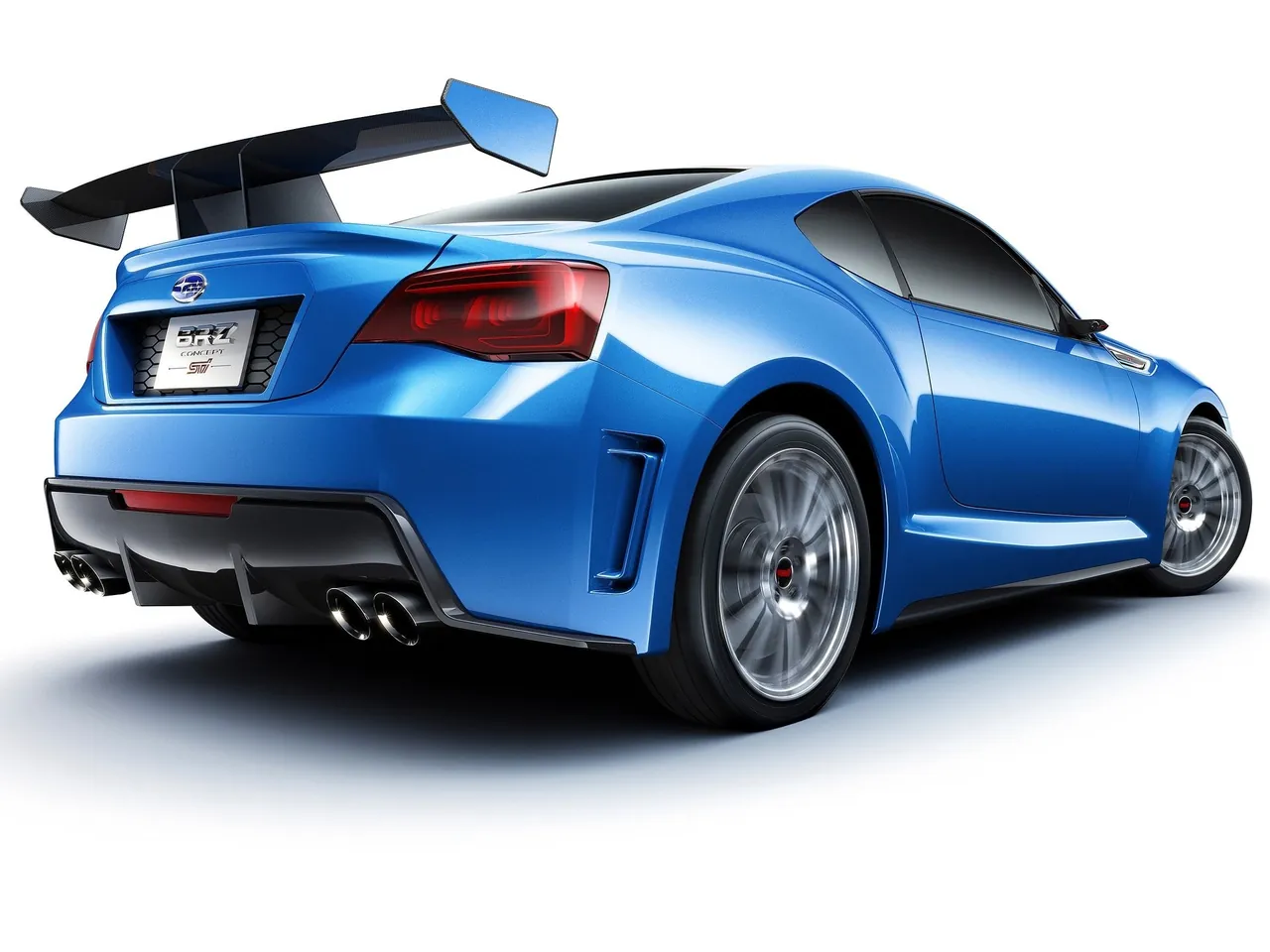 Subaru BRZ STI Concept (2011) – zadní tříčtvrteční pohled