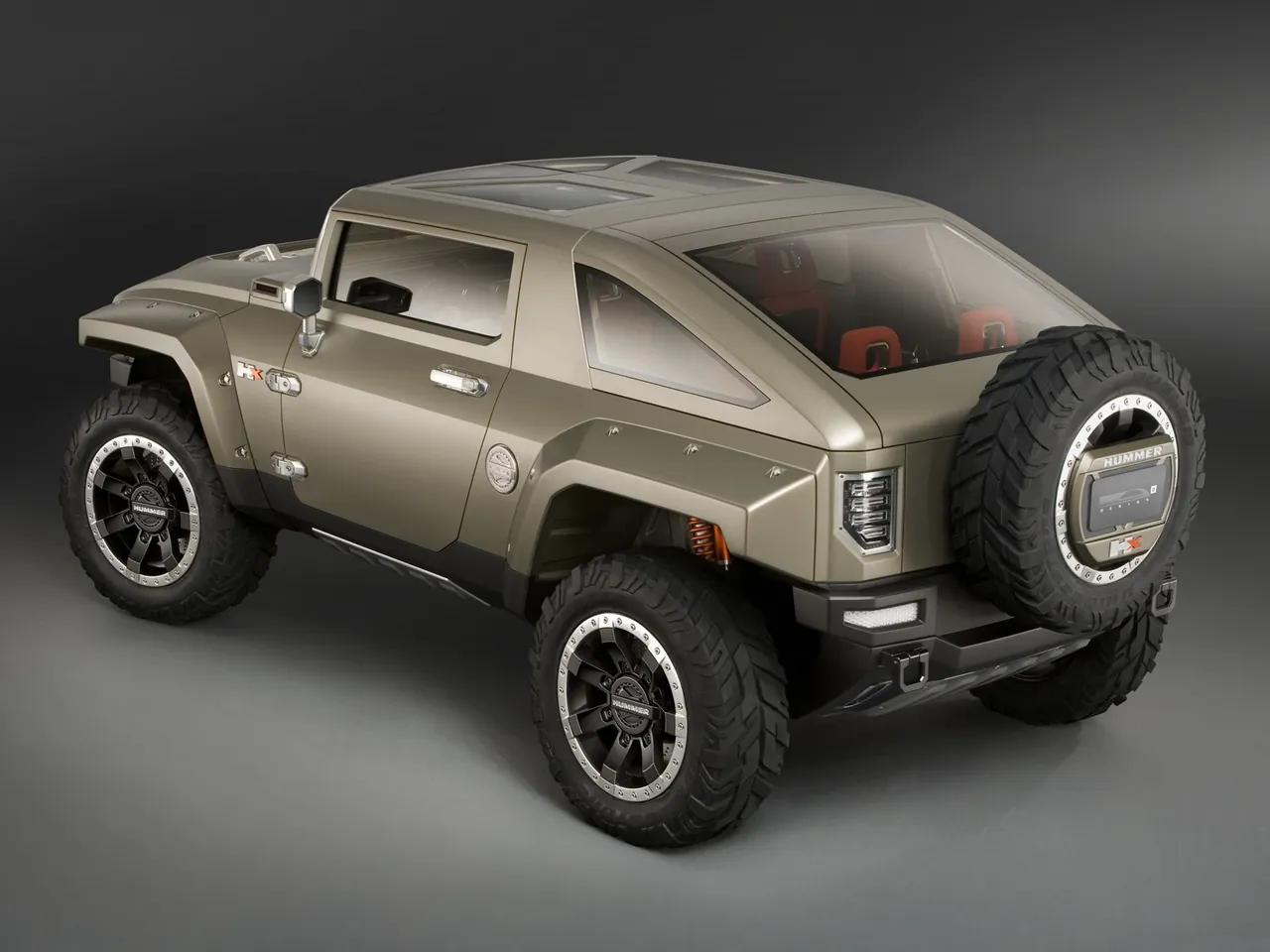 Hummer HX Concept (2008) – zadní tříčtvrteční pohled