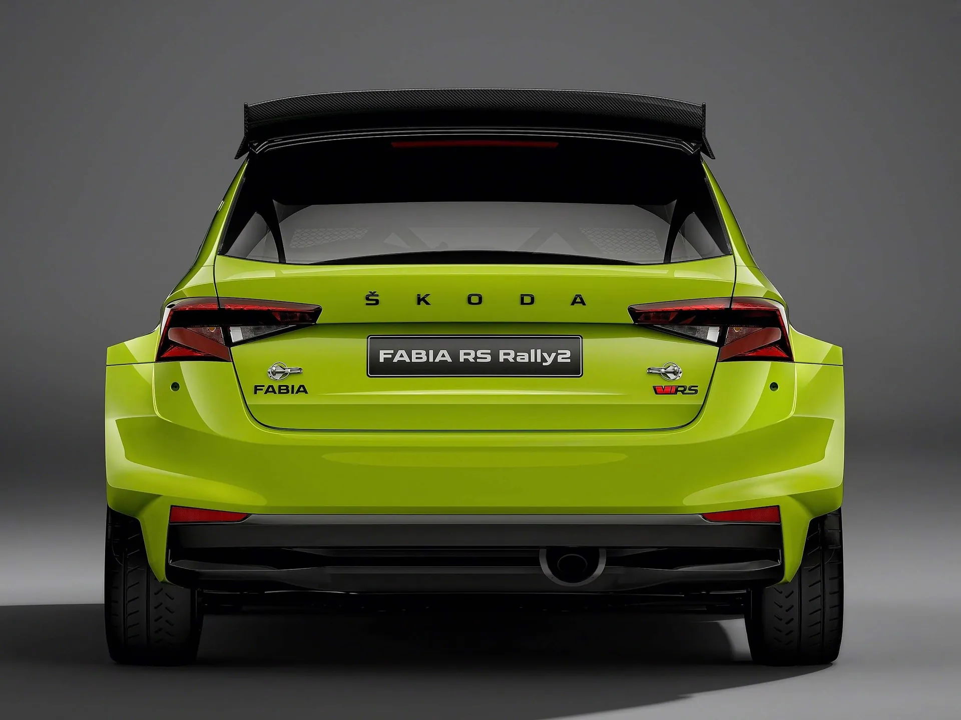 Skoda Fabia RS Rally2 (2023) – zezadu