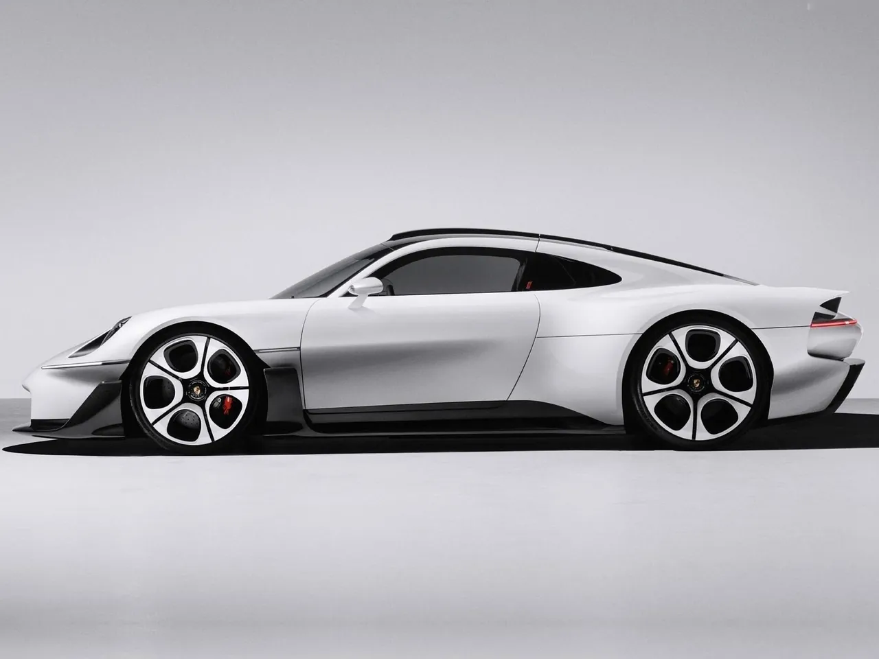 Porsche Mission S Concept (2026) – boční profil