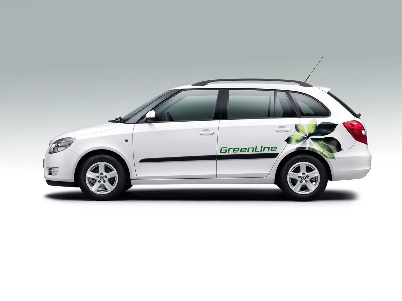 Skoda Fabia Combi GreenLine (2008) - Side Profile