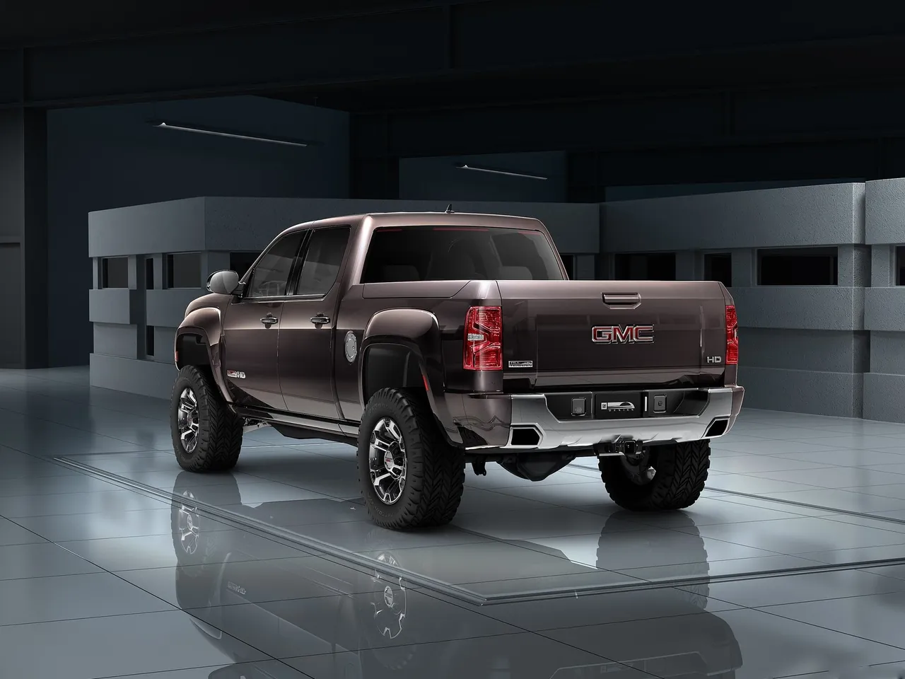GMC Sierra All Terrain HD Concept (2011) – zadní tříčtvrteční pohled