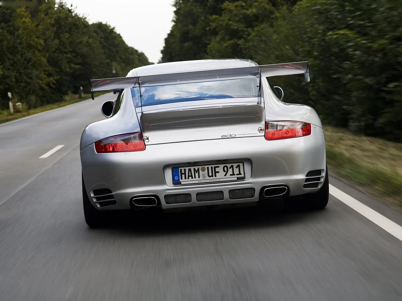 Edo Porsche 997 GT2 R (2007) – zezadu