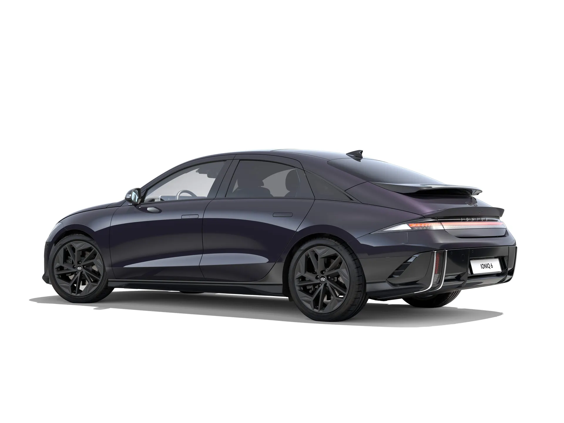 Hyundai Ioniq 6 (2023) – zadní tříčtvrteční pohled