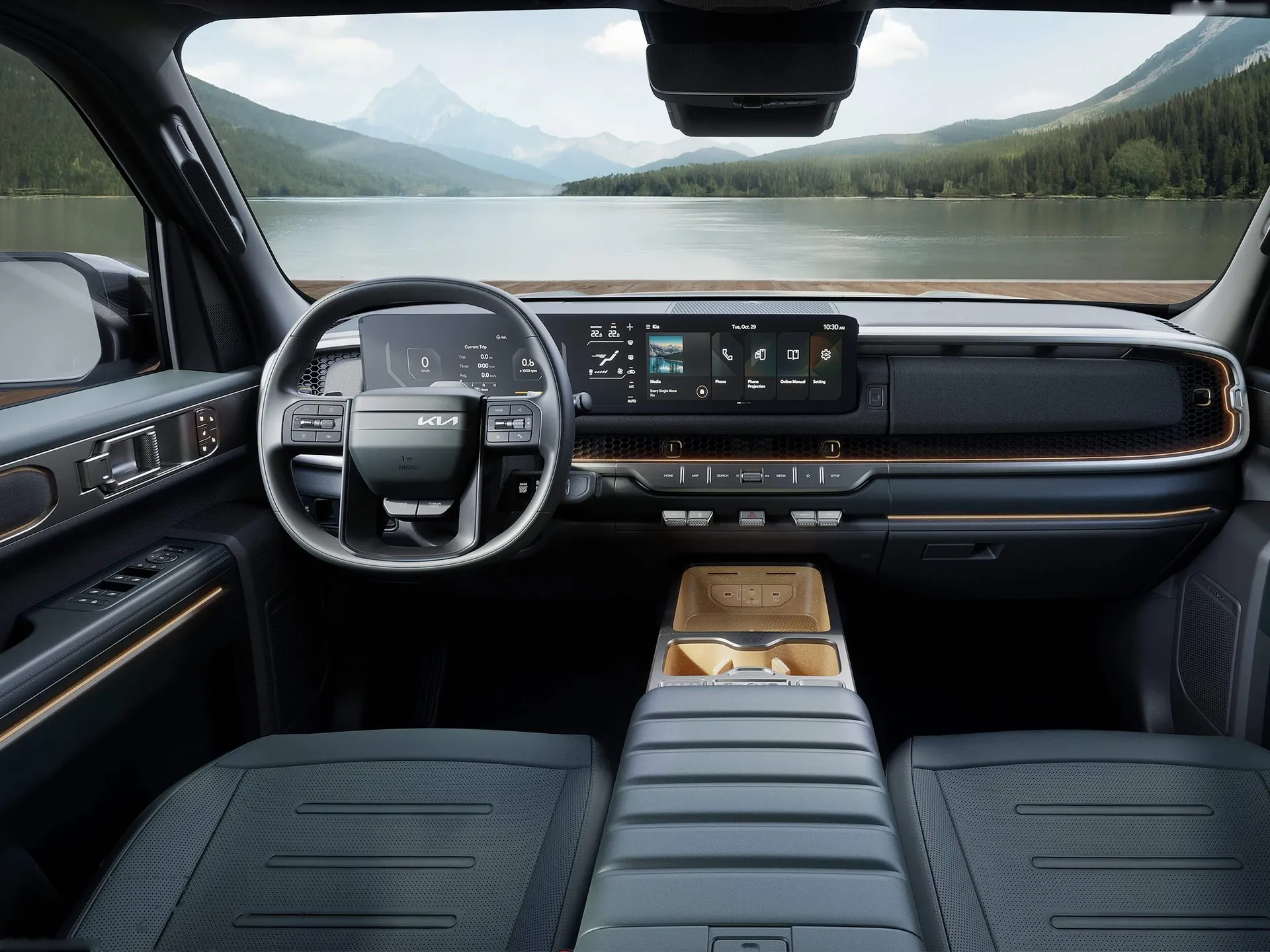 Kia Tasman (2026) – interiér
