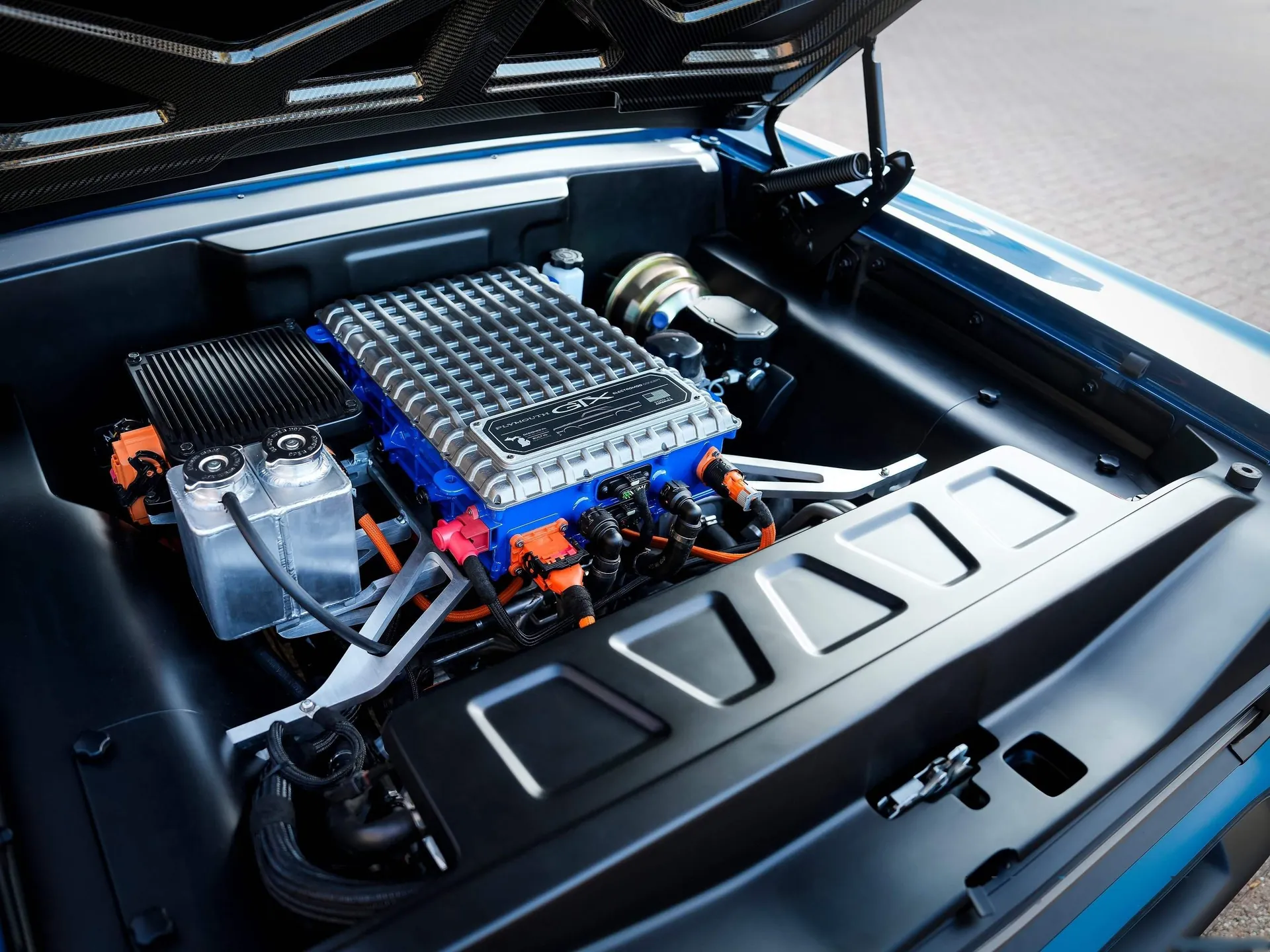 Plymouth GTX 1967 Electromod Concept (2024) - Engine Bay