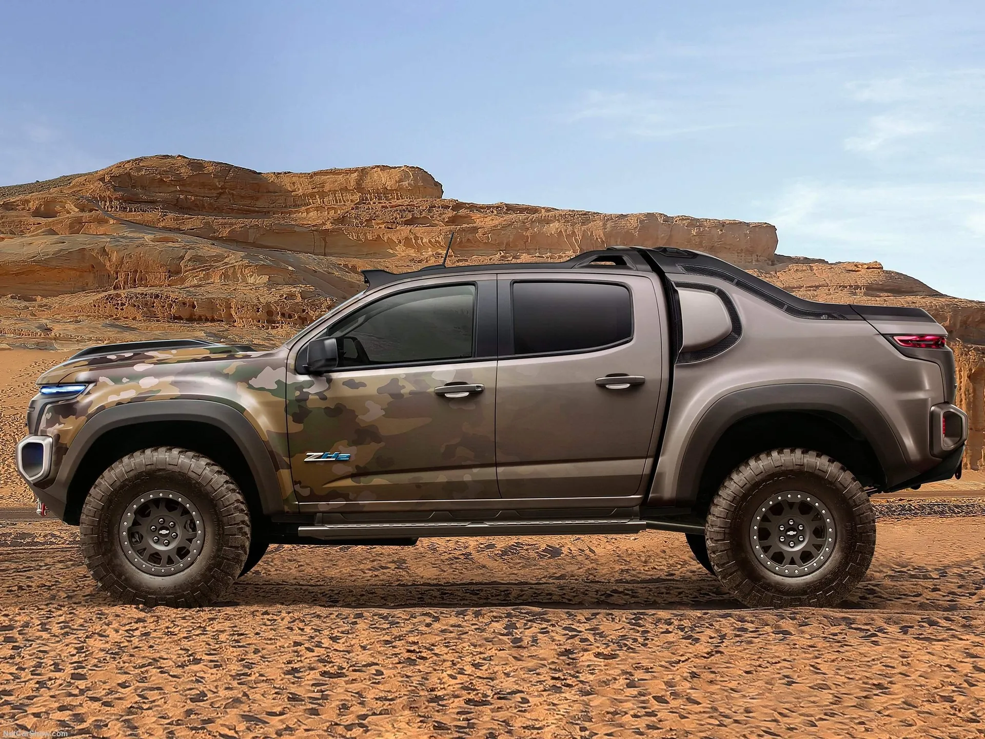Chevrolet Colorado ZH2 Concept (2016) – boční profil