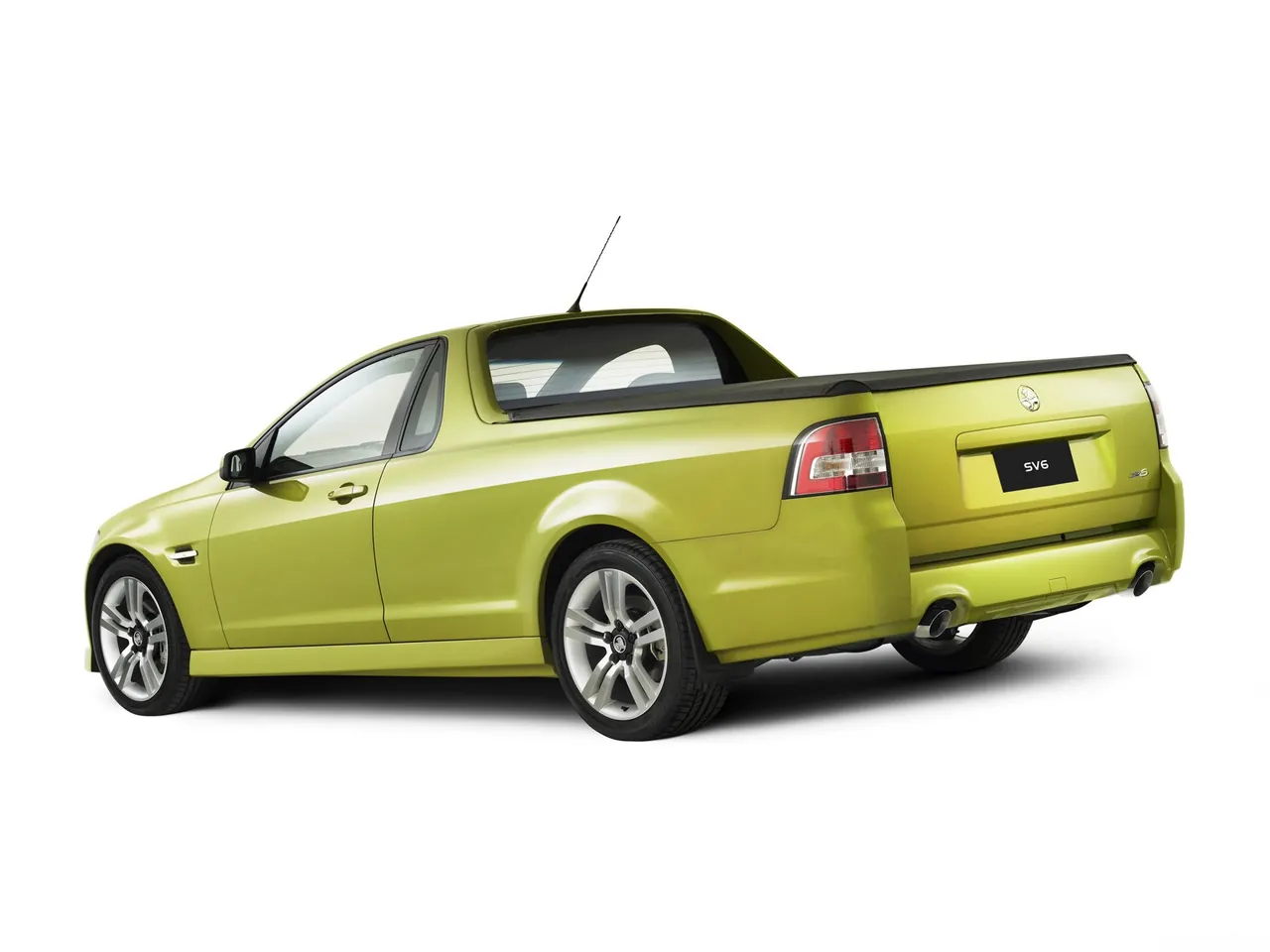 Holden VE Ute SV6 (2007) – zadní tříčtvrteční pohled
