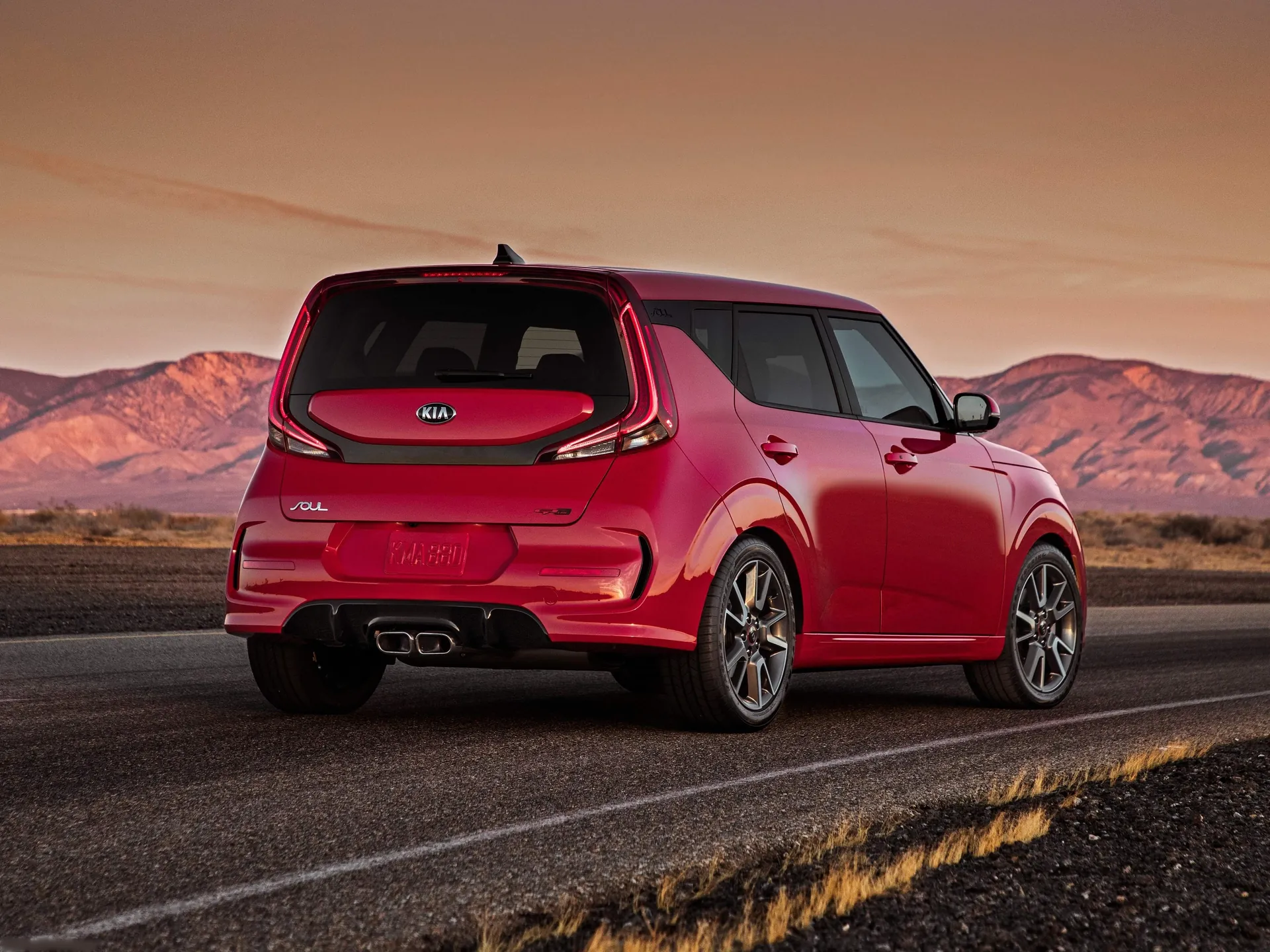 Kia Soul (2020) – zadní tříčtvrteční pohled
