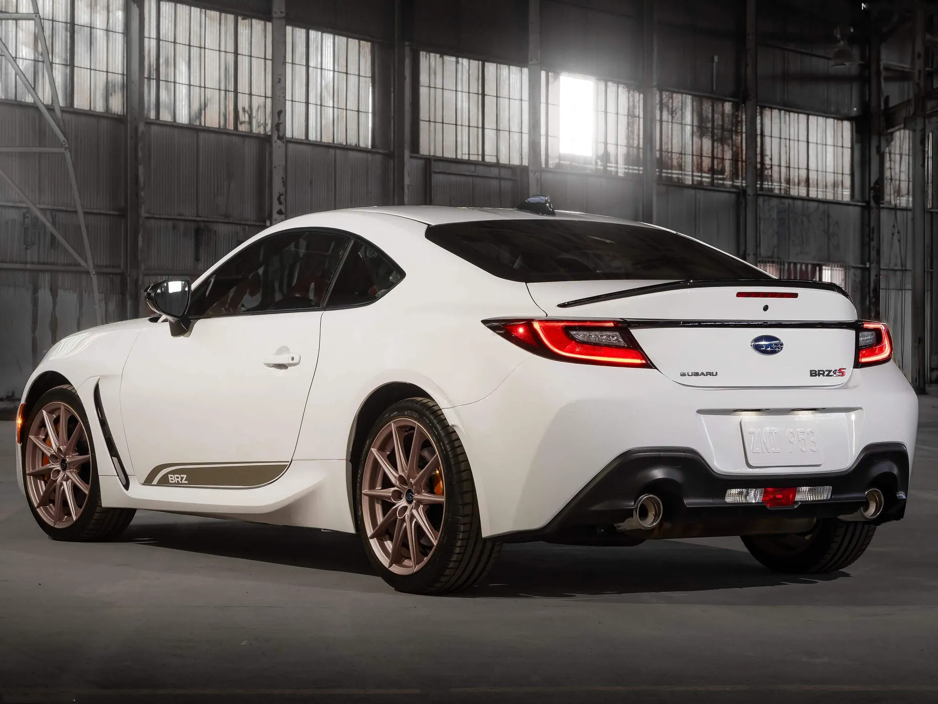 Subaru BRZ ZC15 (2027) – zadní tříčtvrteční pohled