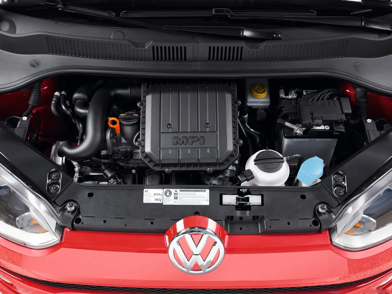 Volkswagen Up (2013) – motorový prostor