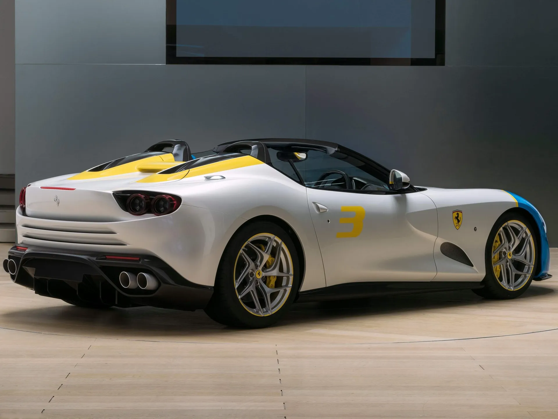Ferrari SP3JC (2018) - Rear Three-Quarter