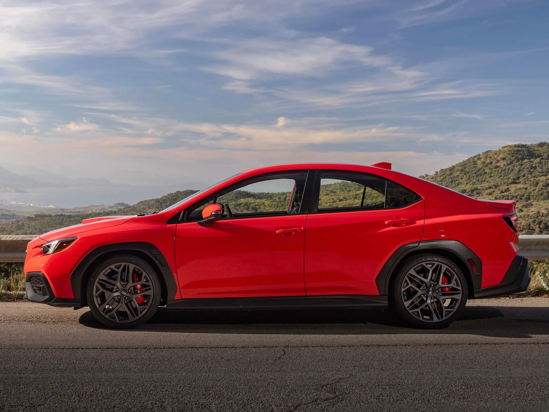 Subaru WRX TR (2024) – boční profil