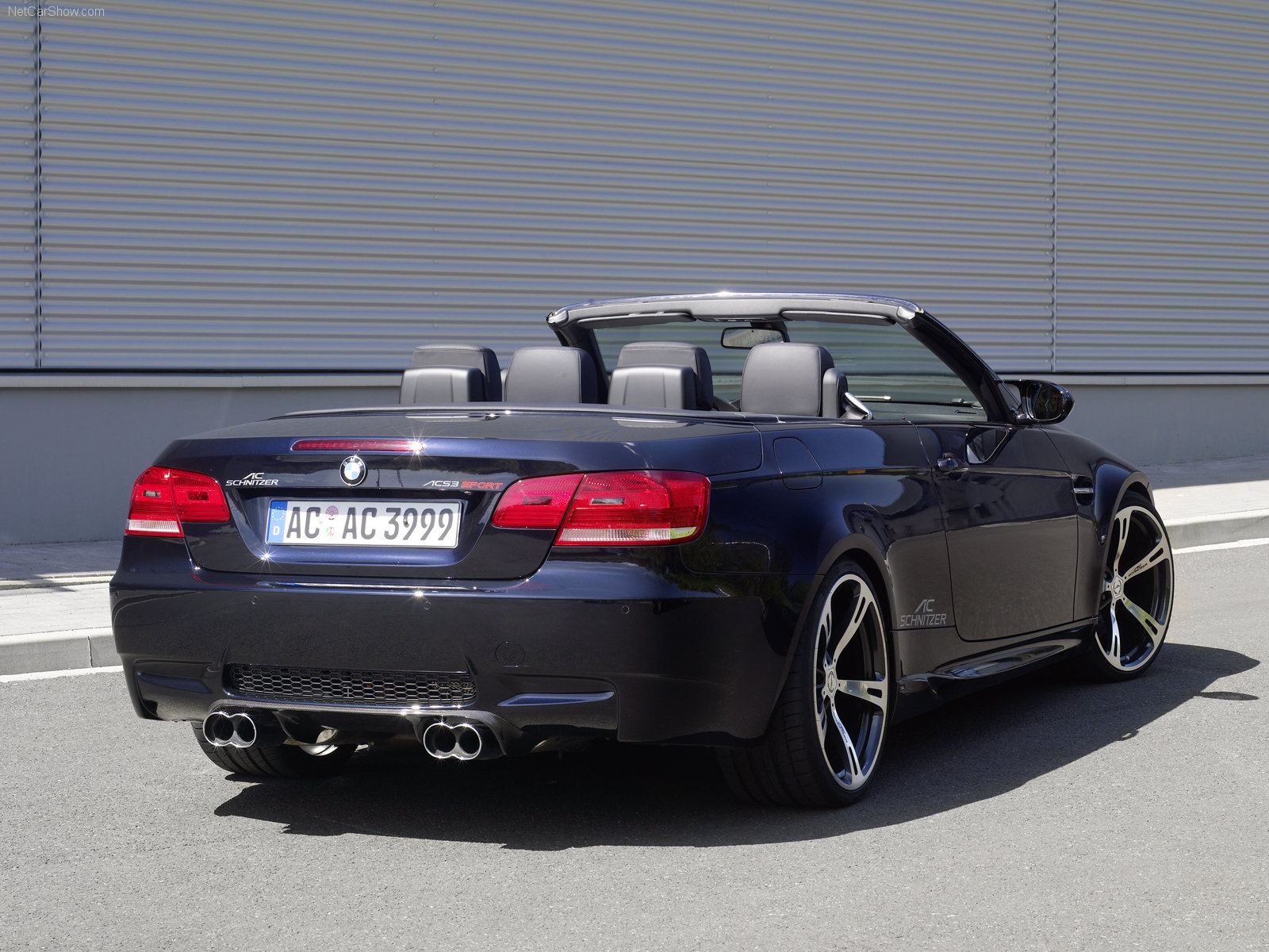 AC Schnitzer BMW M3 Cabrio (2008) – zadní tříčtvrteční pohled