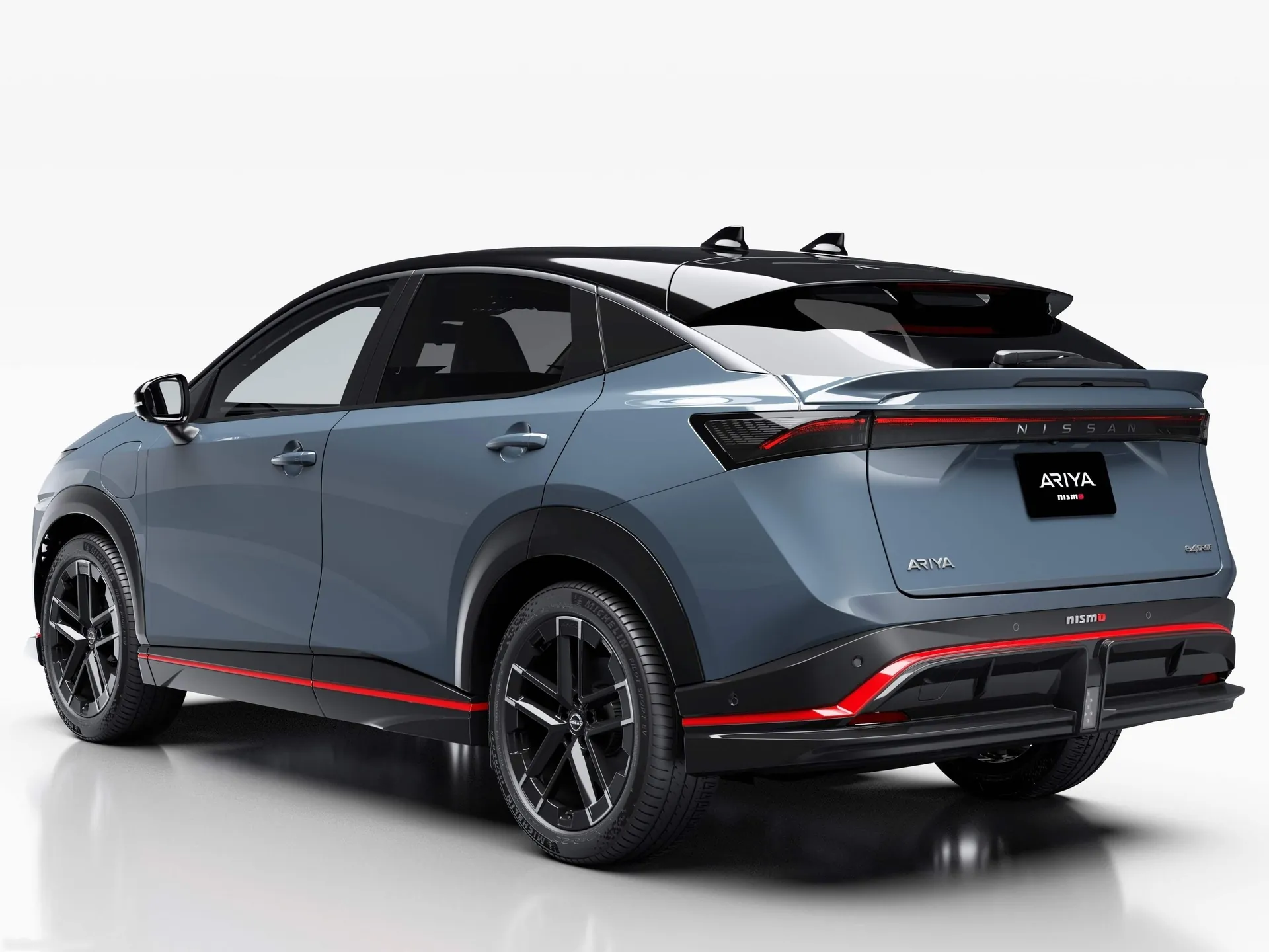Nissan Ariya Nismo (2025) – zadní tříčtvrteční pohled