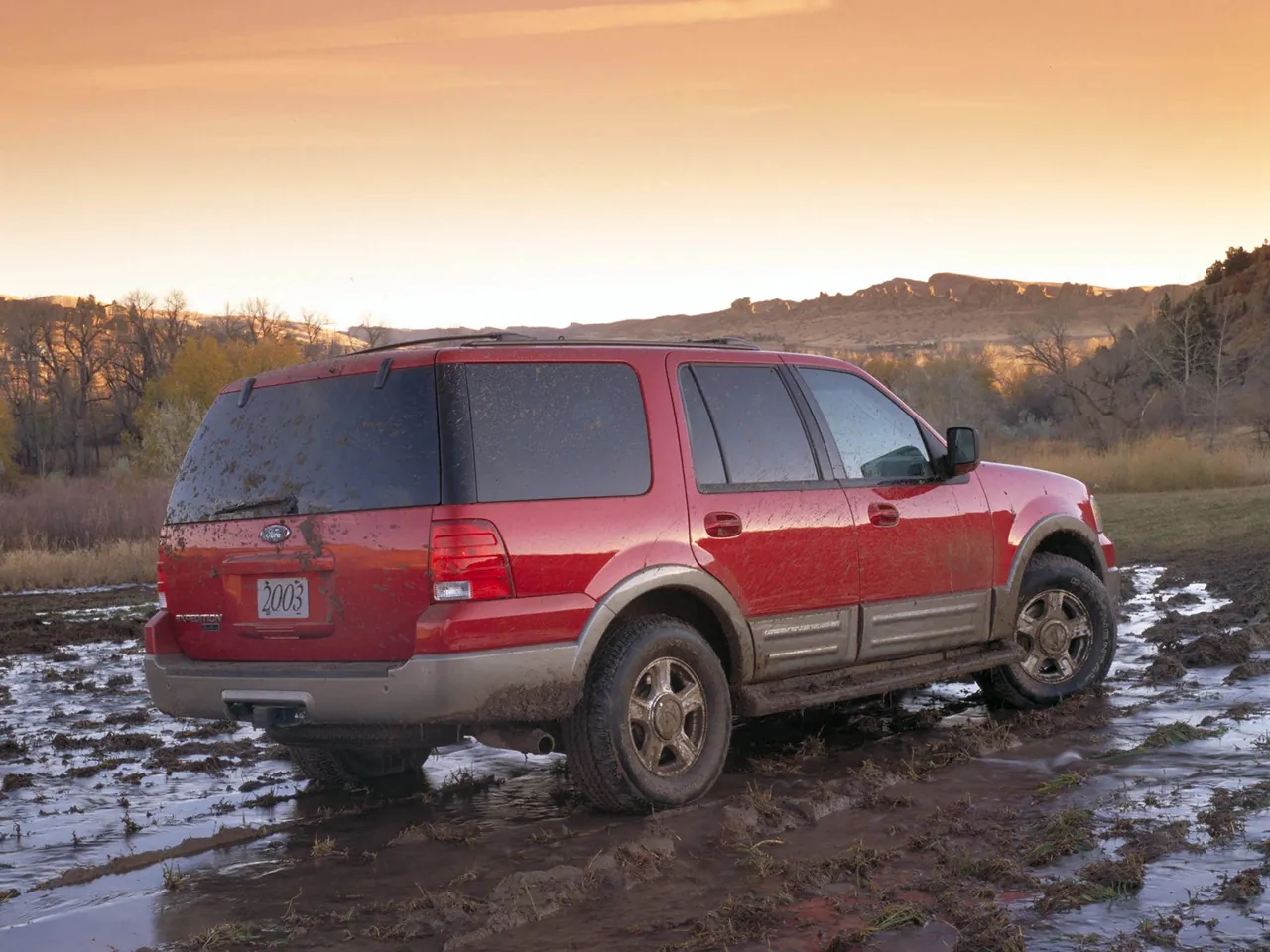 Ford Expedition (2003) – zadní tříčtvrteční pohled