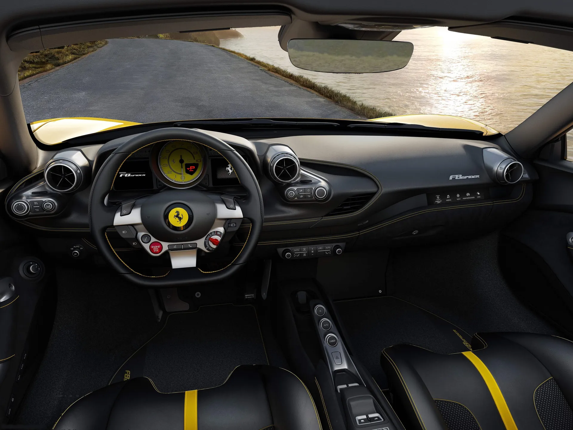 Ferrari F8 Spider (2020) – interiér