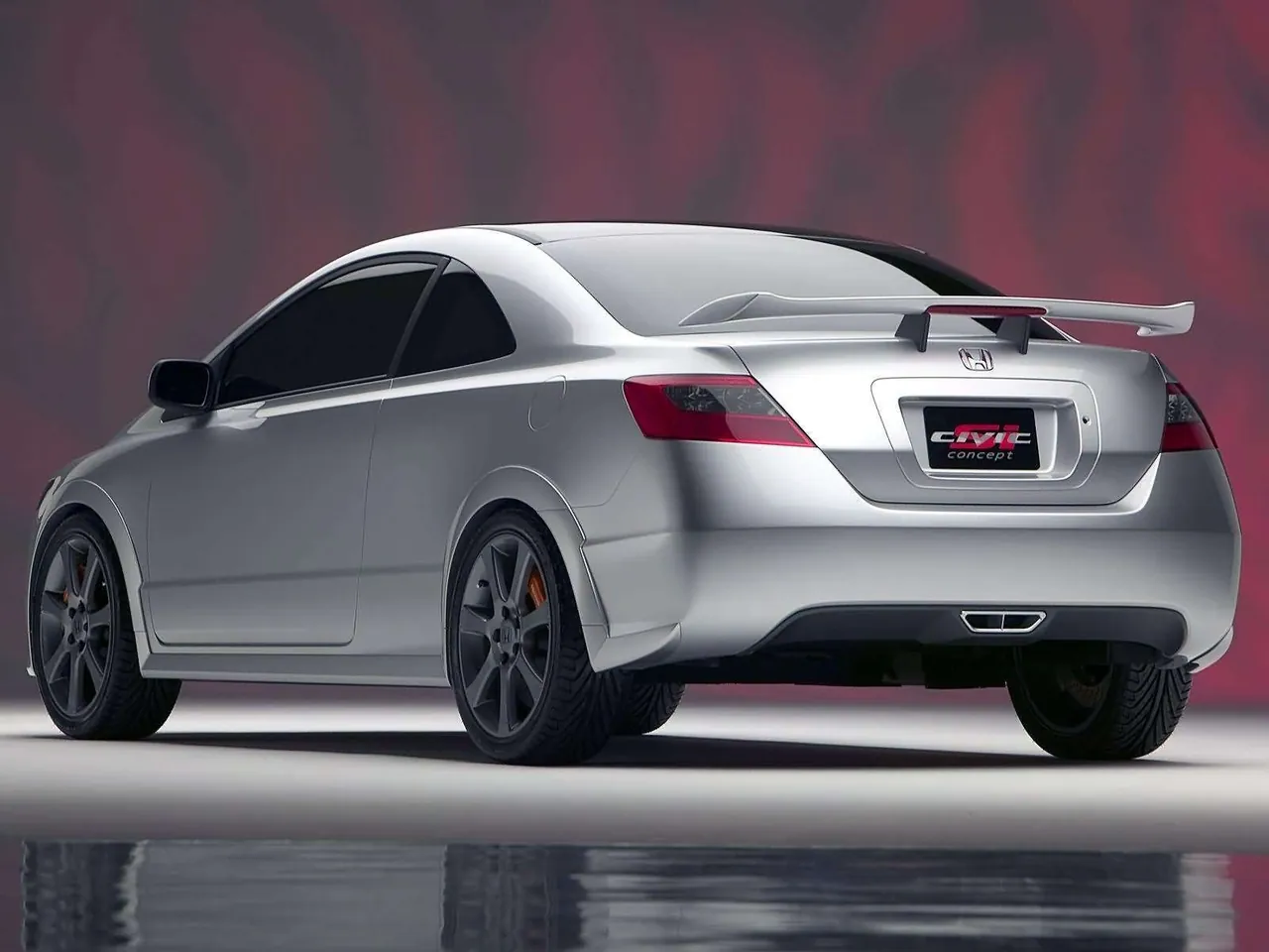 Honda Civic Si Concept (2005) – zadní tříčtvrteční pohled