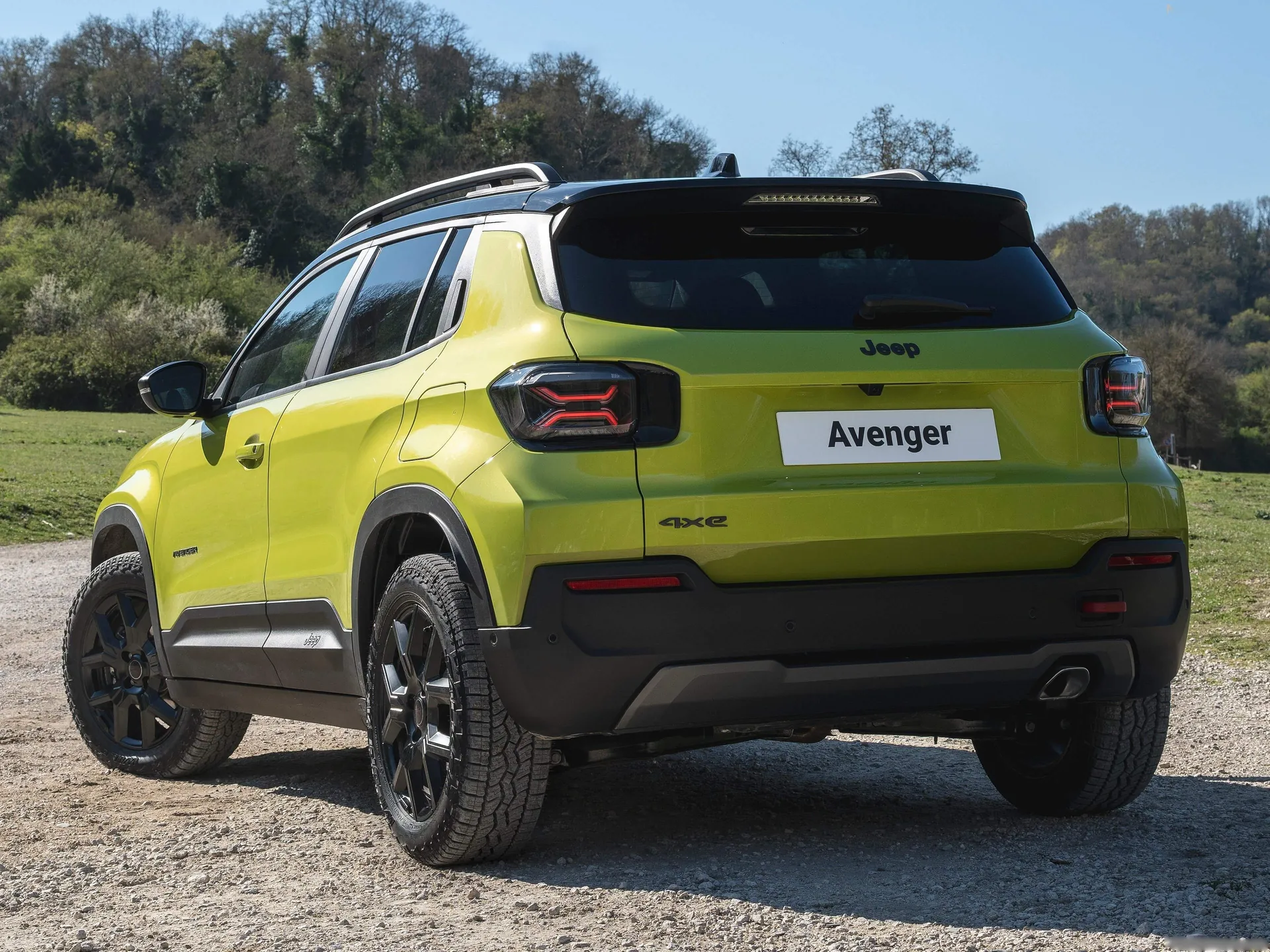 Jeep Avenger (2027) – zadní tříčtvrteční pohled