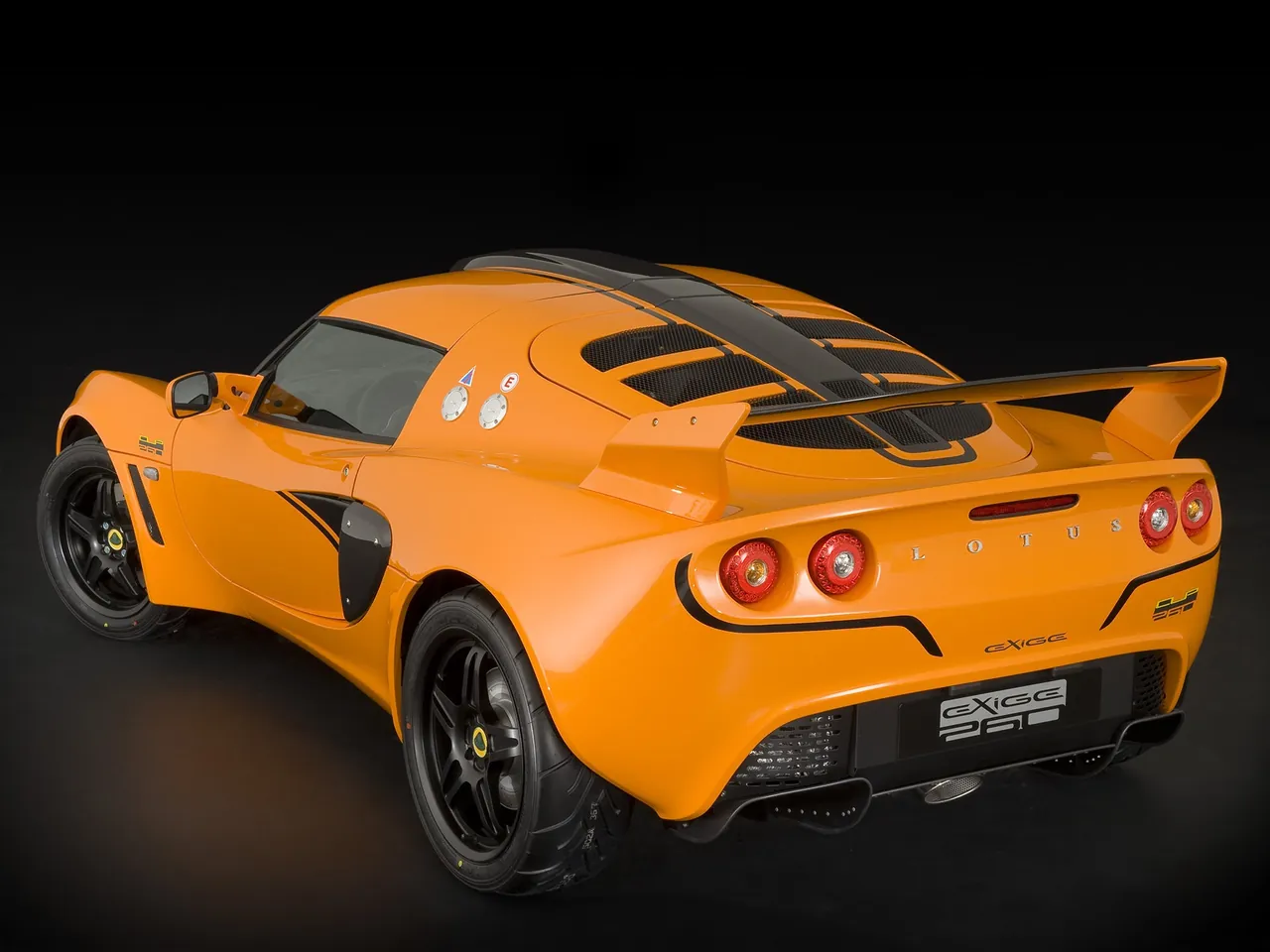 Lotus Exige Cup 260 (2010) – zadní tříčtvrteční pohled