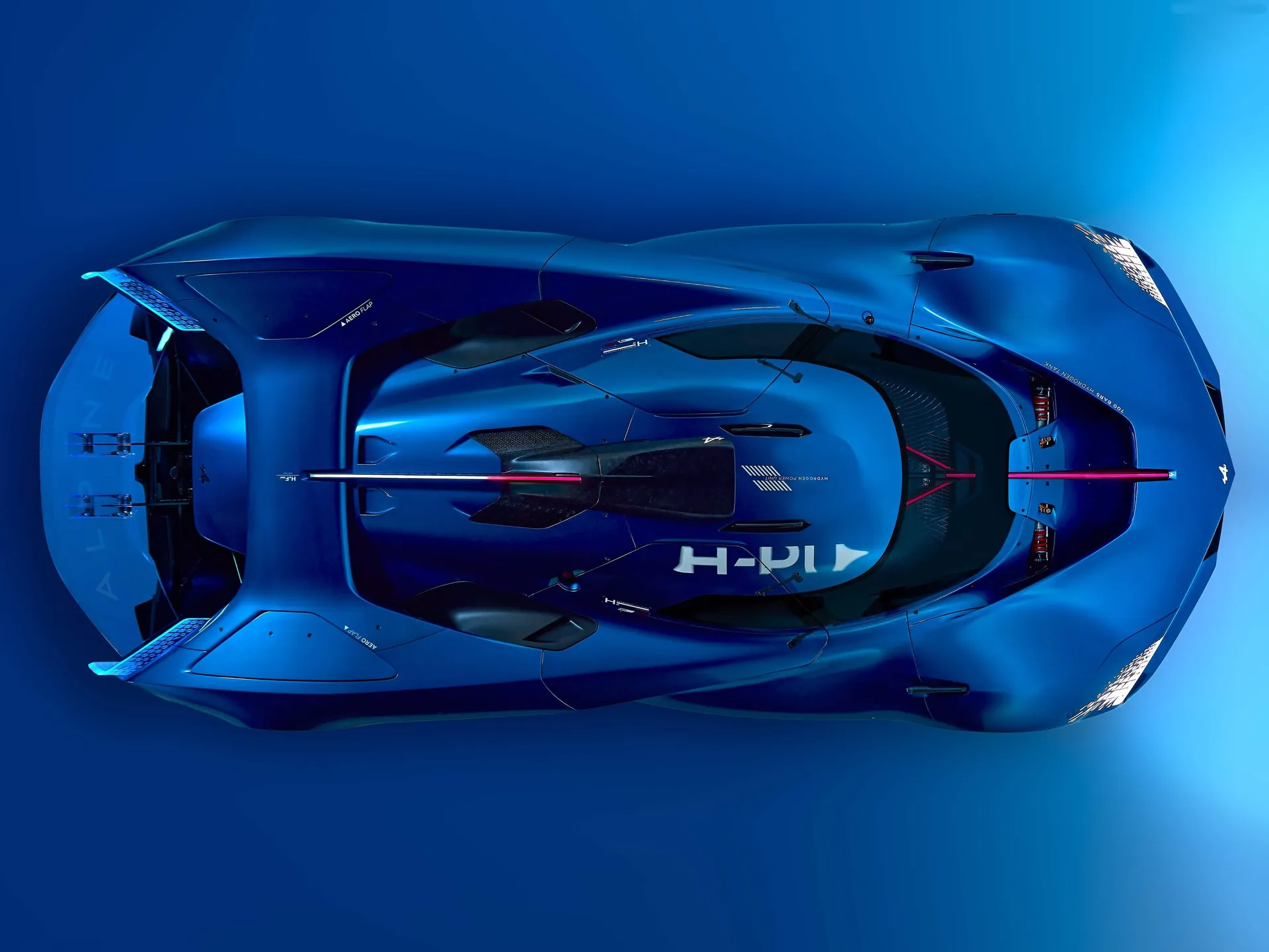 Alpine Alpenglow Hy4 Concept (2024) – pohled shora