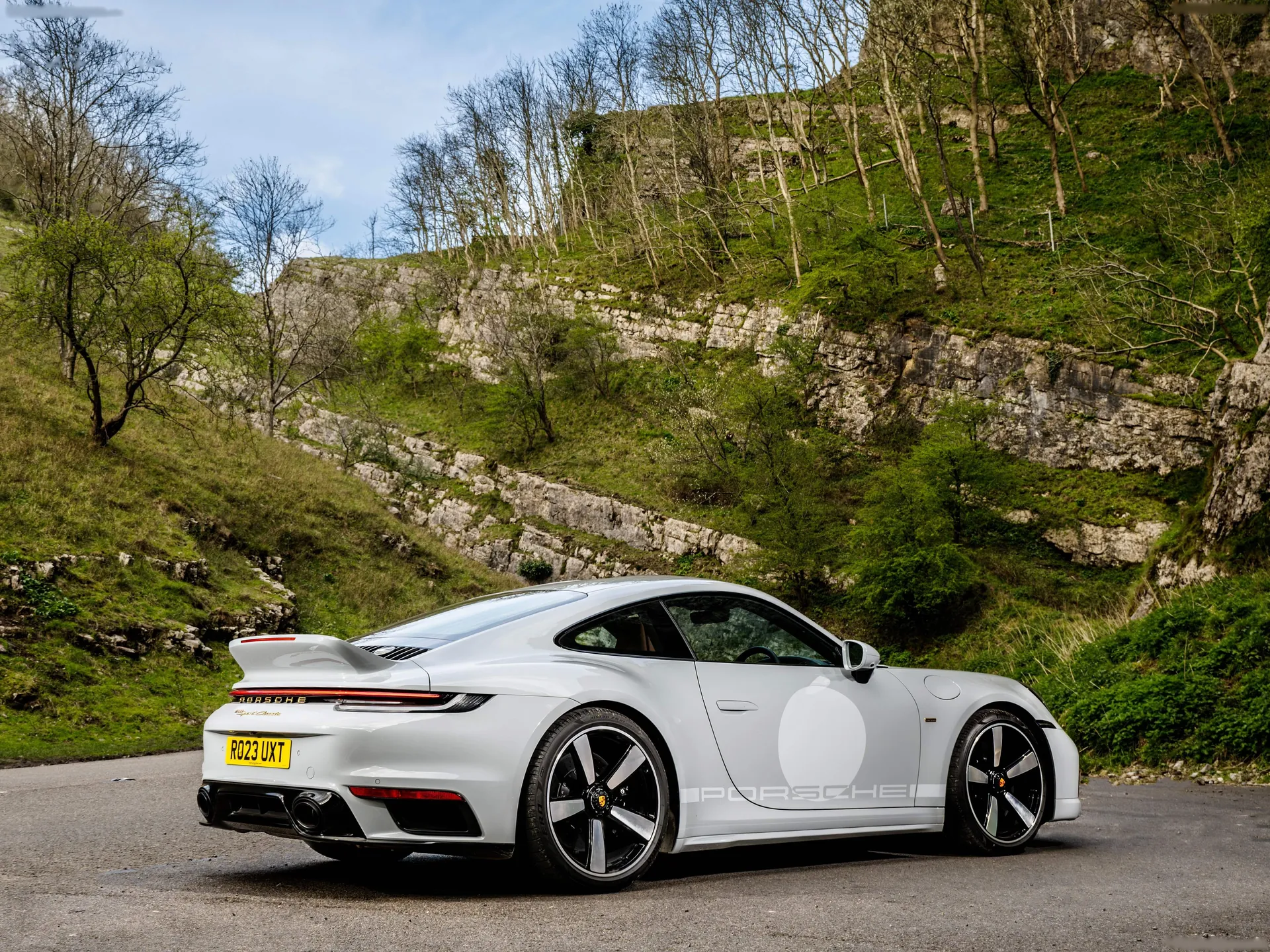 Porsche 911 Sport Classic [UK] (2023) - Rear Three-Quarter