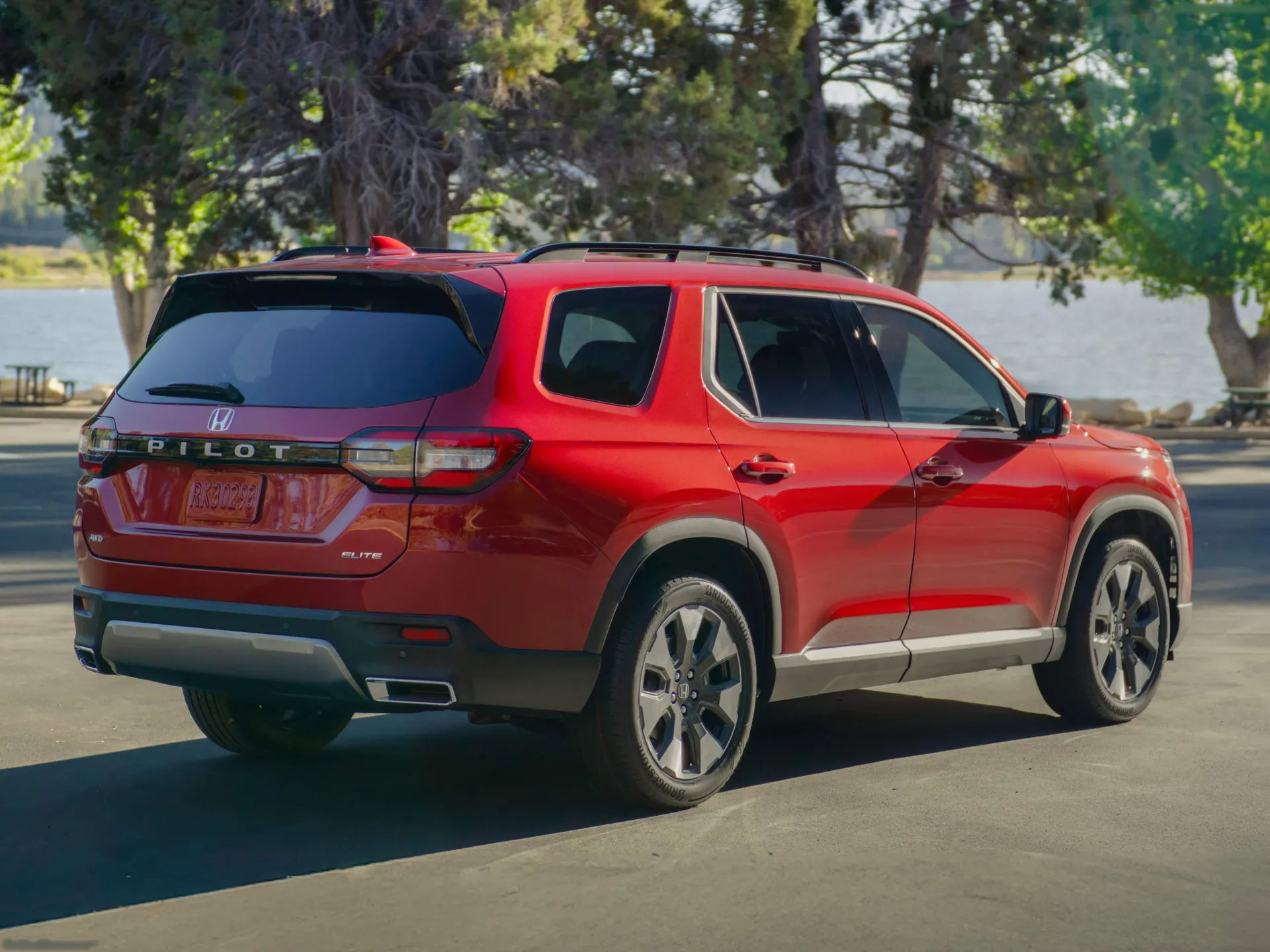Honda Pilot (2026) – zadní tříčtvrteční pohled